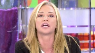 Belén Esteban lee en 'Sálvame' la sorprendente felicitación de su hija por el Día del Padre