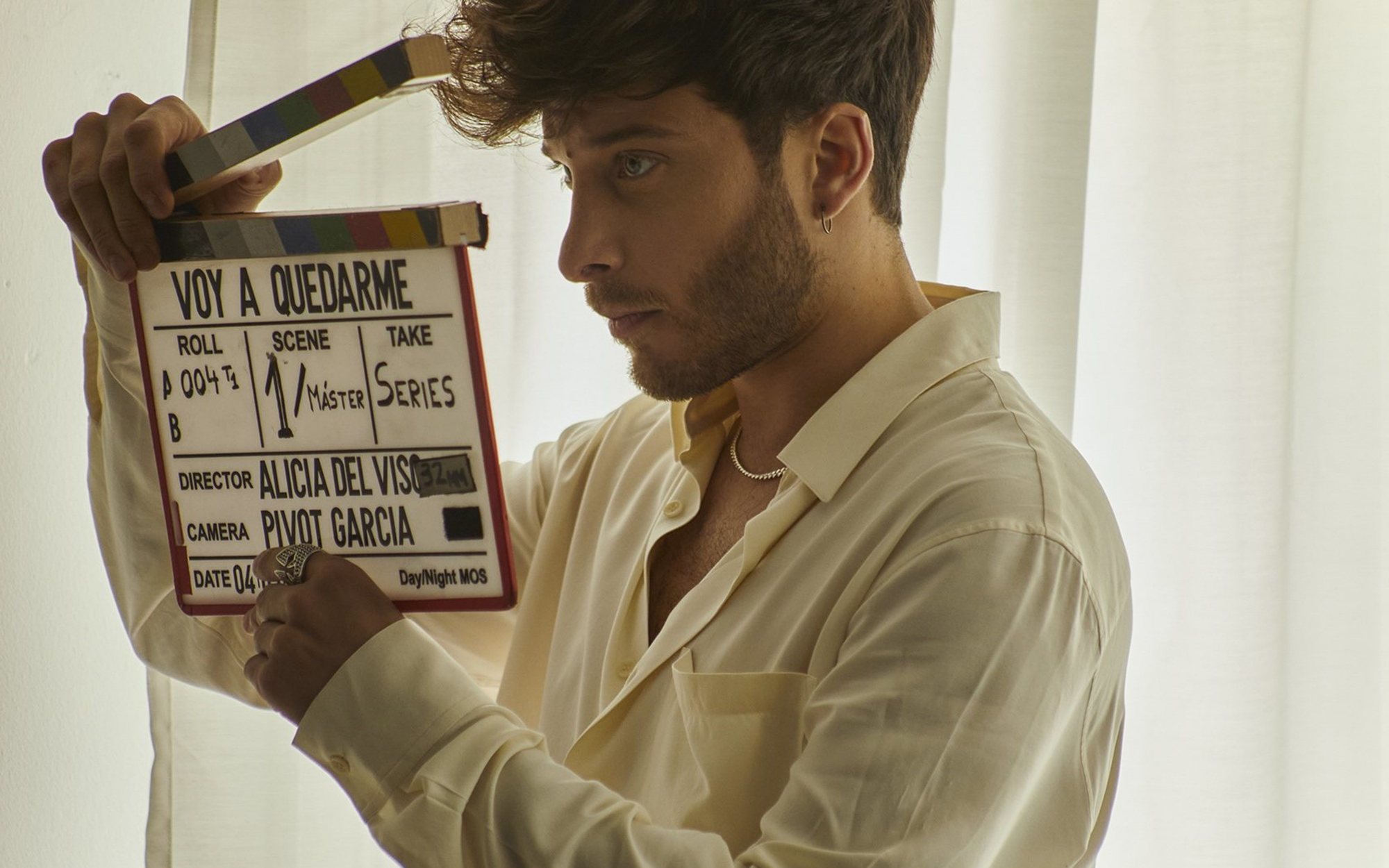 Así ha grabado Blas Cantó la copia de seguridad de su actuación para Eurovisión 2021