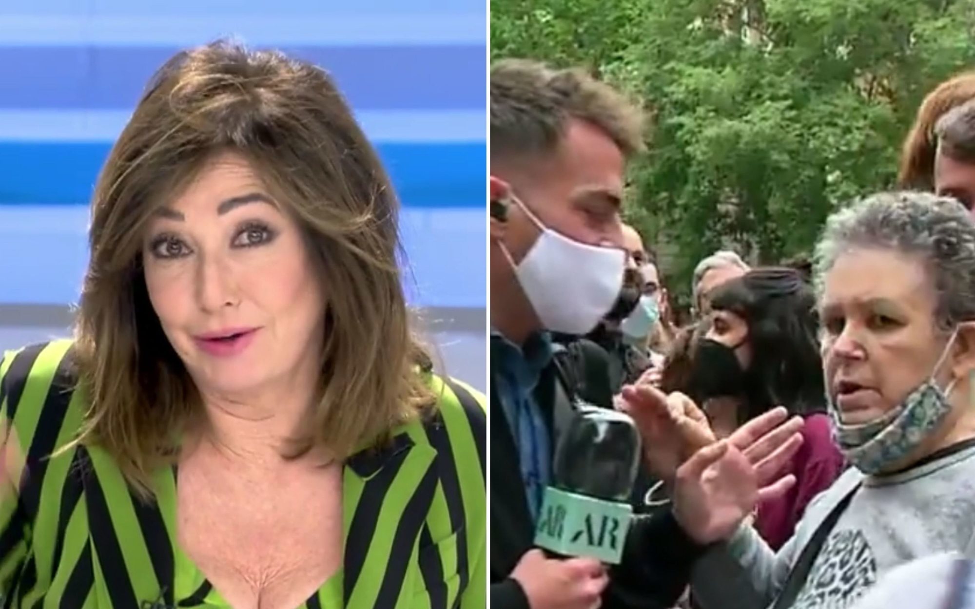 Una espontánea llama "psicótica" a Rocío Carrasco en directo y Ana Rosa Quintana responde: "La tonta del día"