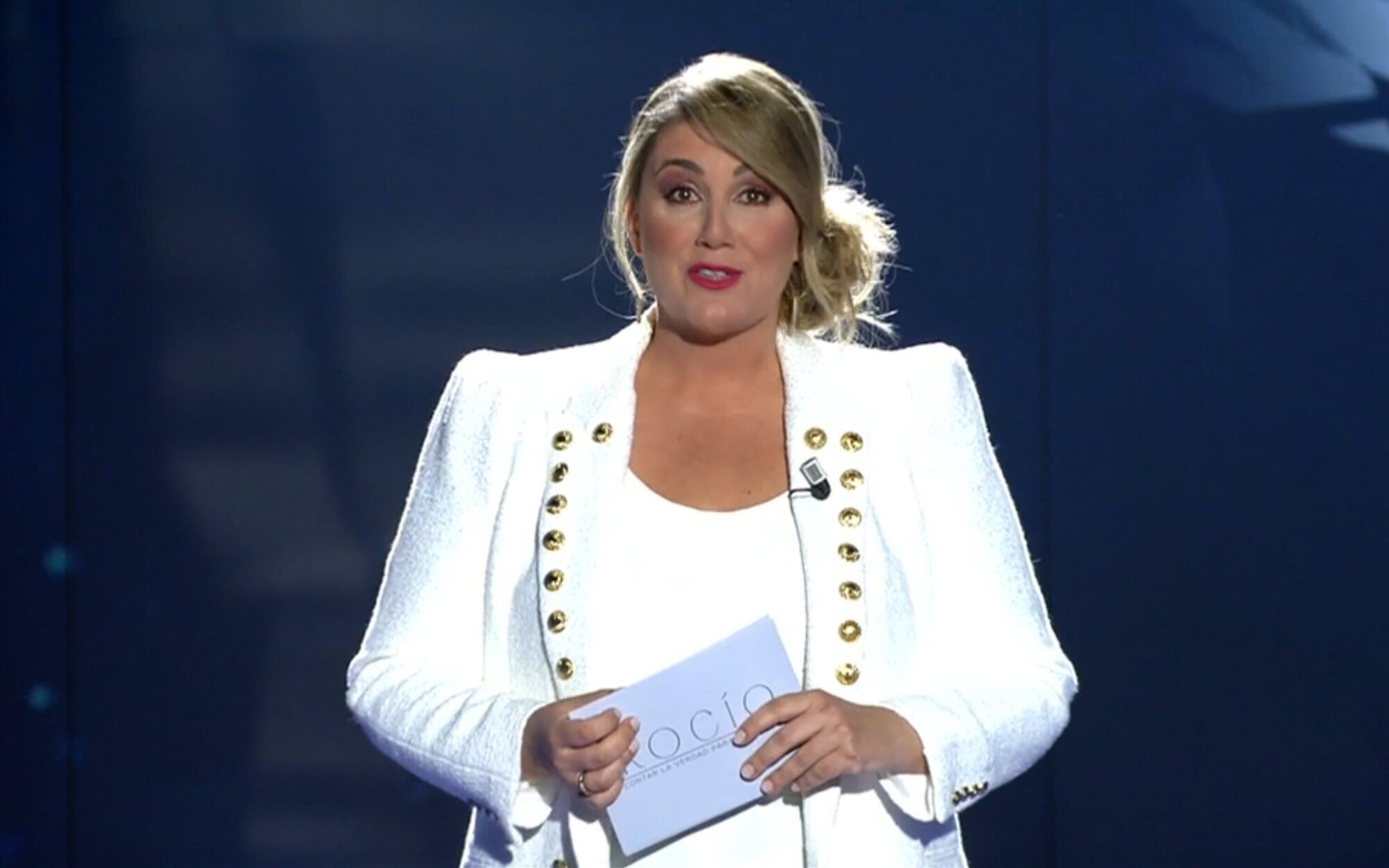 La pulla de Carlota Corredera a Antena 3 antes de verse con Rocío Carrasco: "No vendemos felicidad de cartón"