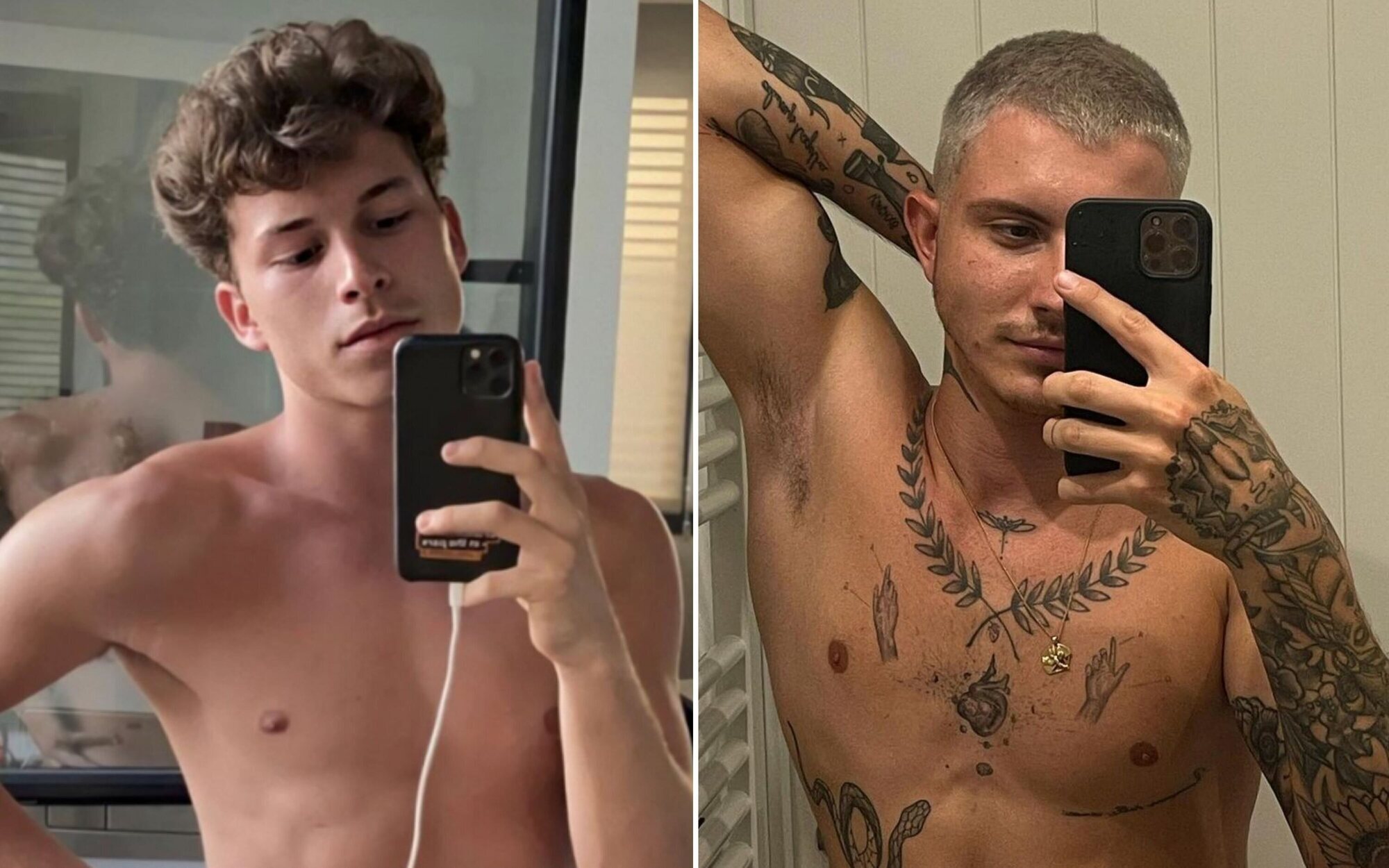 Raoul Vázquez ('OT 2017') y Jonan Wiergo ('Pekin Express 6') suben la temperatura con su desnudo en la playa