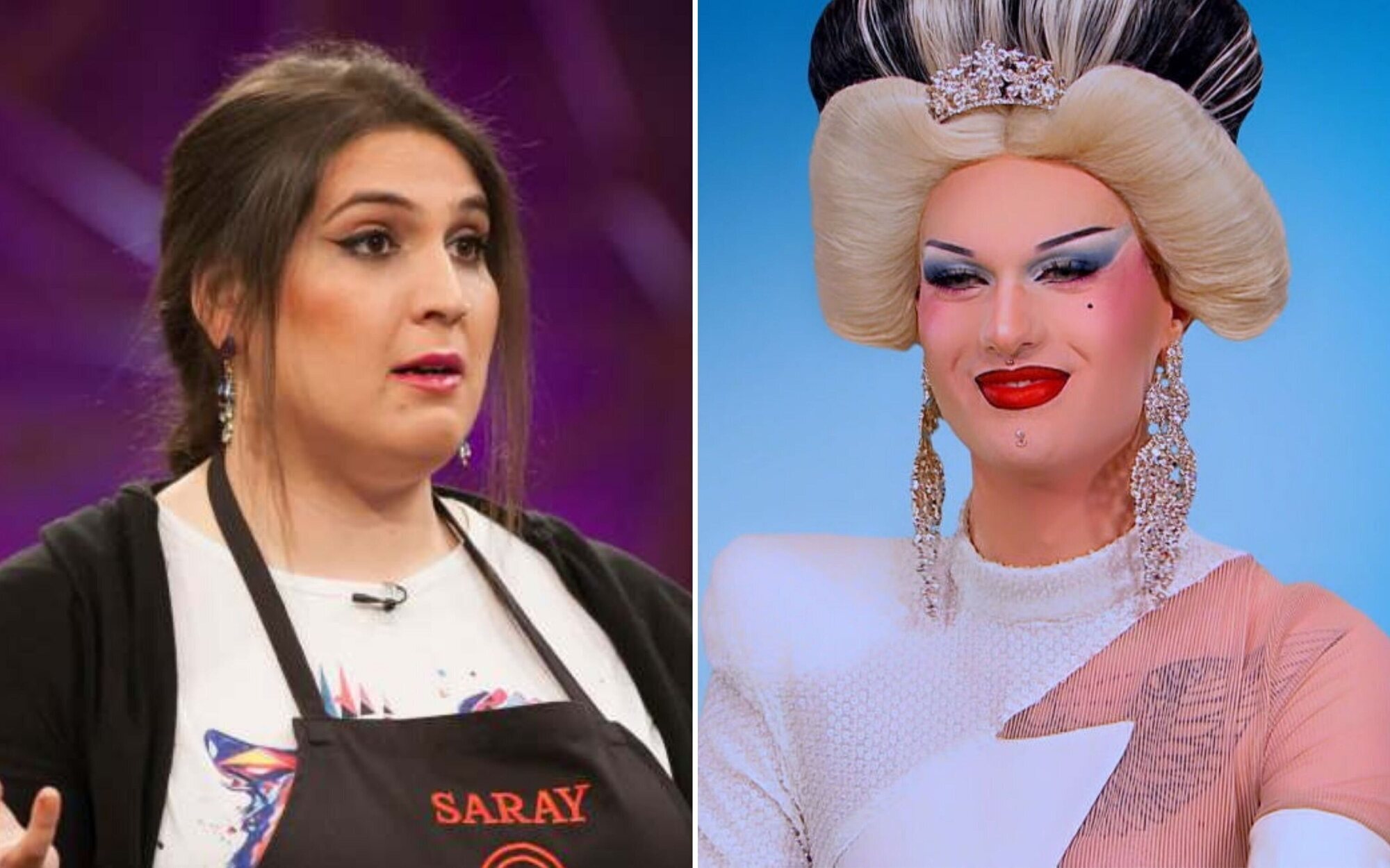 Saray ('MasterChef 8') acusa a dos reinas de 'Drag Race España' de pederastia y satanismo