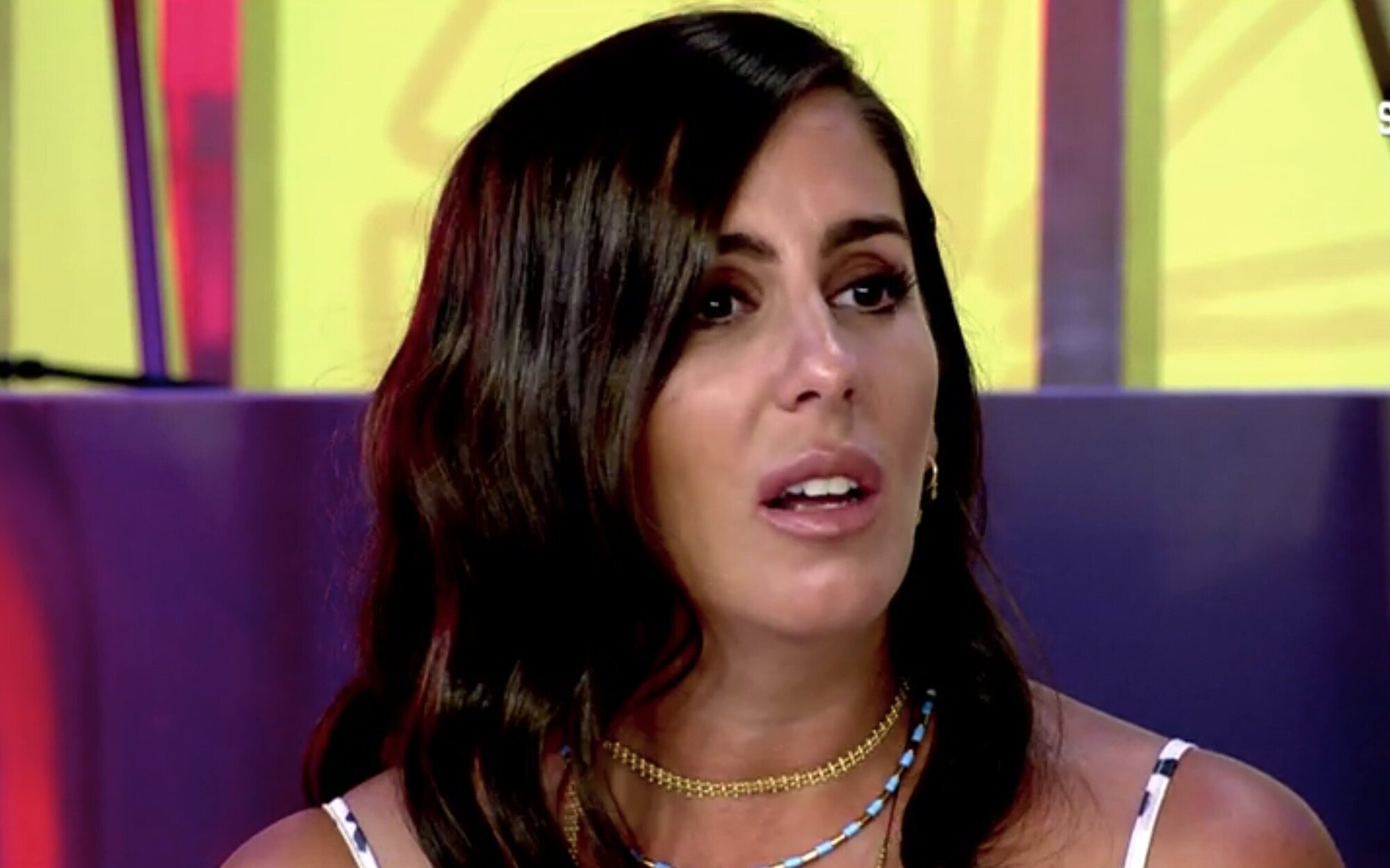 Anabel Pantoja, llorando e indignada, abandona el plató de 'Sálvame' dos veces en la misma tarde