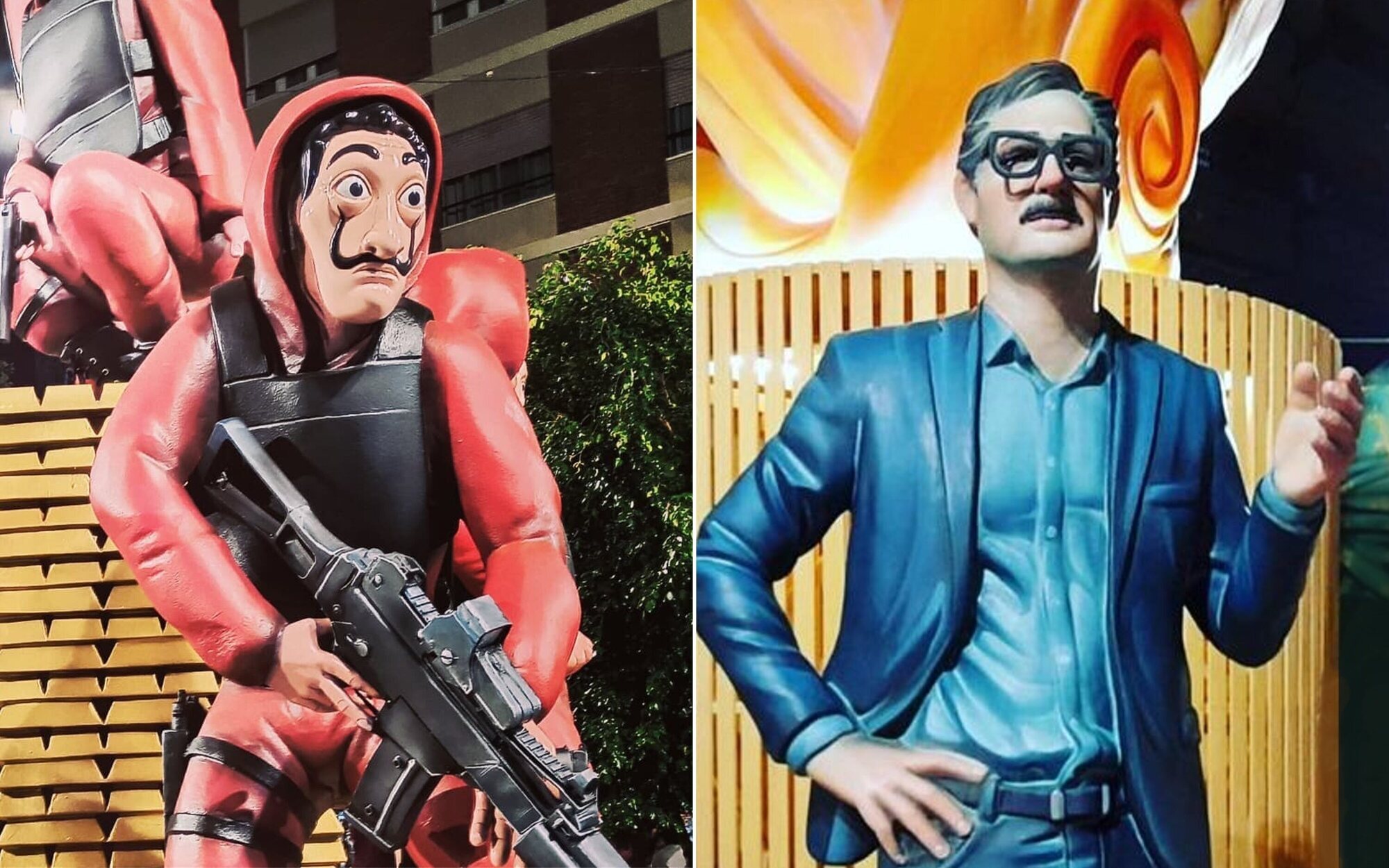 Las fallas más televisivas del 2021: Desde 'La casa de papel' hasta Eugeni Alemany o el rey Jorge Javier