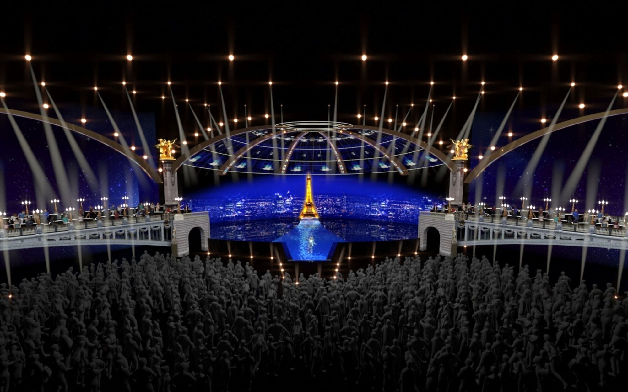 Así es el escenario de Eurovisión Junior 2021, con recreaciones de los monumentos más emblemáticos de París