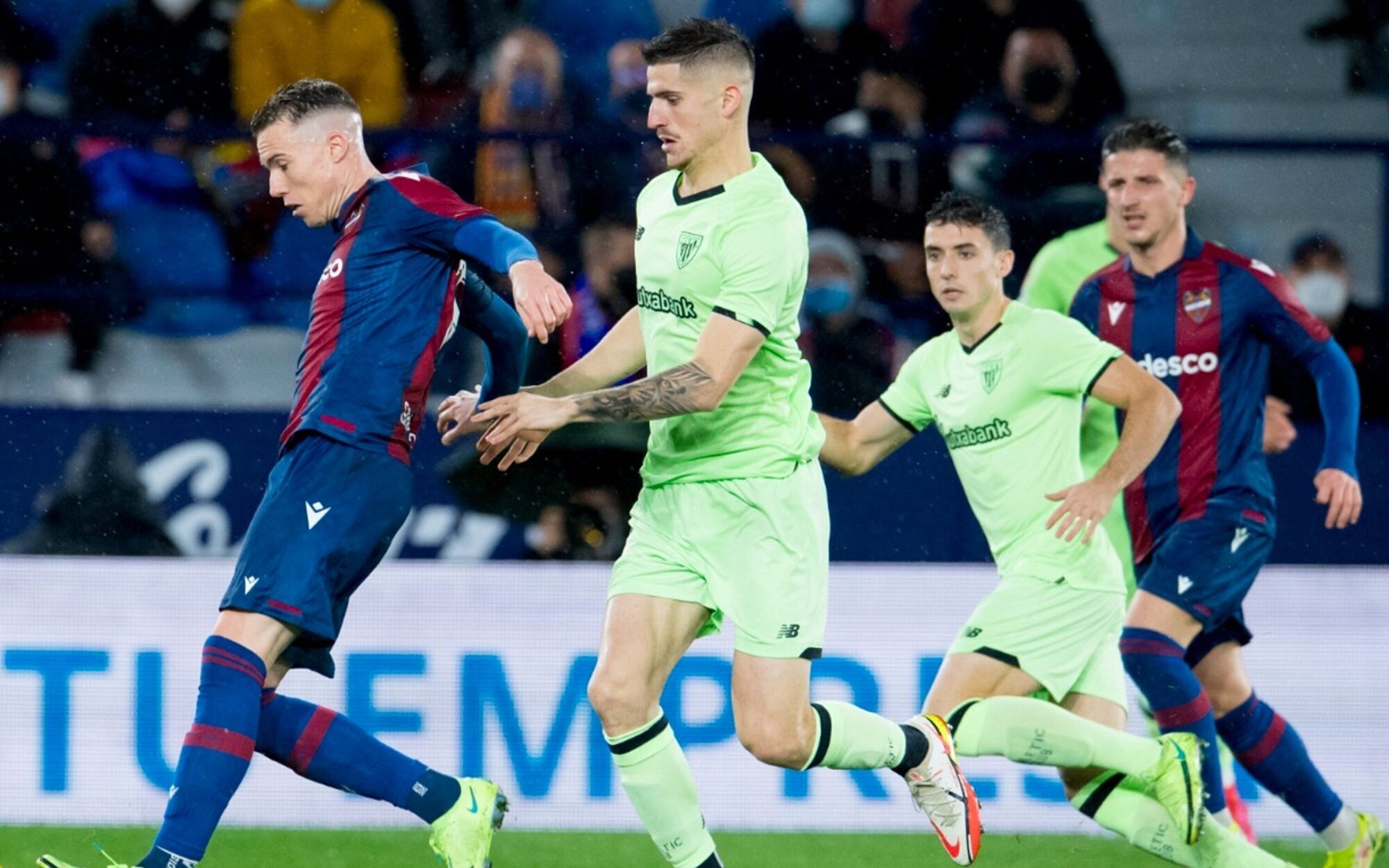 El Levante-Athletic de Bilbao firma lo más visto con "Dinero, mujeres y armas", en Trece, muy cerca