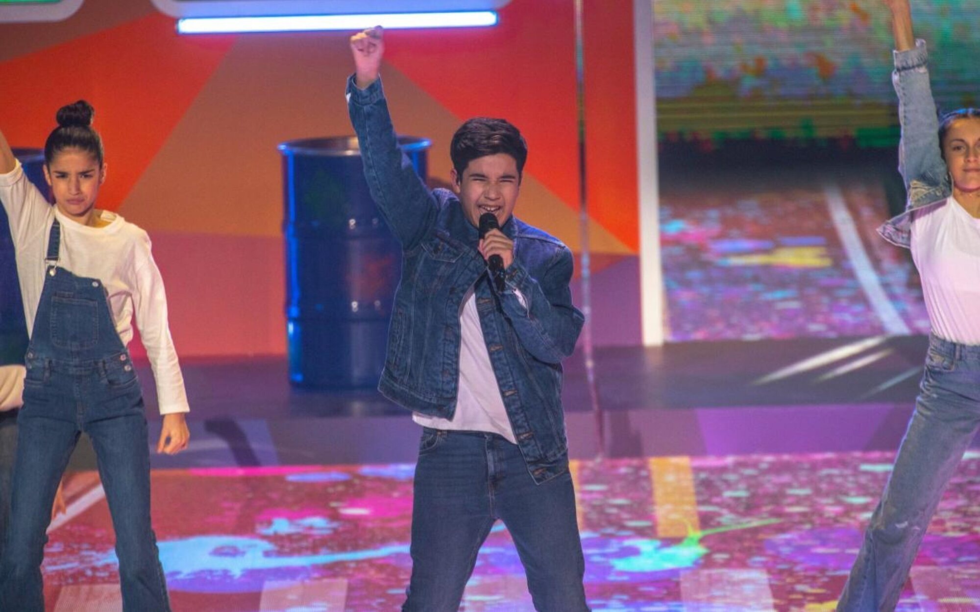 Levi Díaz, muy emocionado y con lágrimas, tras bajarse del escenario de Eurovisión Junior 2021: "¡Increíble!"