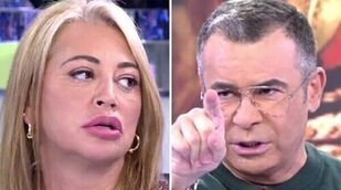 Belén Esteban y Jorge Javier Vázquez vuelven a rivalizar en 'Sálvame' por la política y la muerte de Biondo