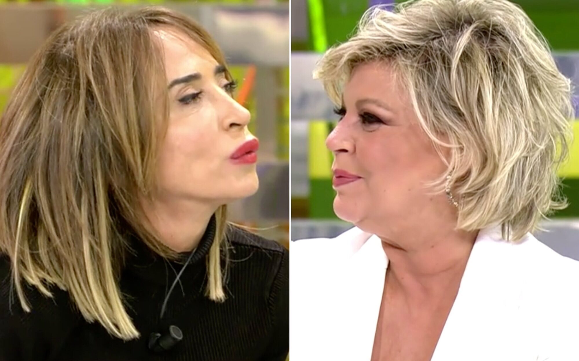Terelu Campos y María Patiño, cara a cara antes de 'Sálvame Lemon Tea': "Pensaba que todo estaba solucionado"