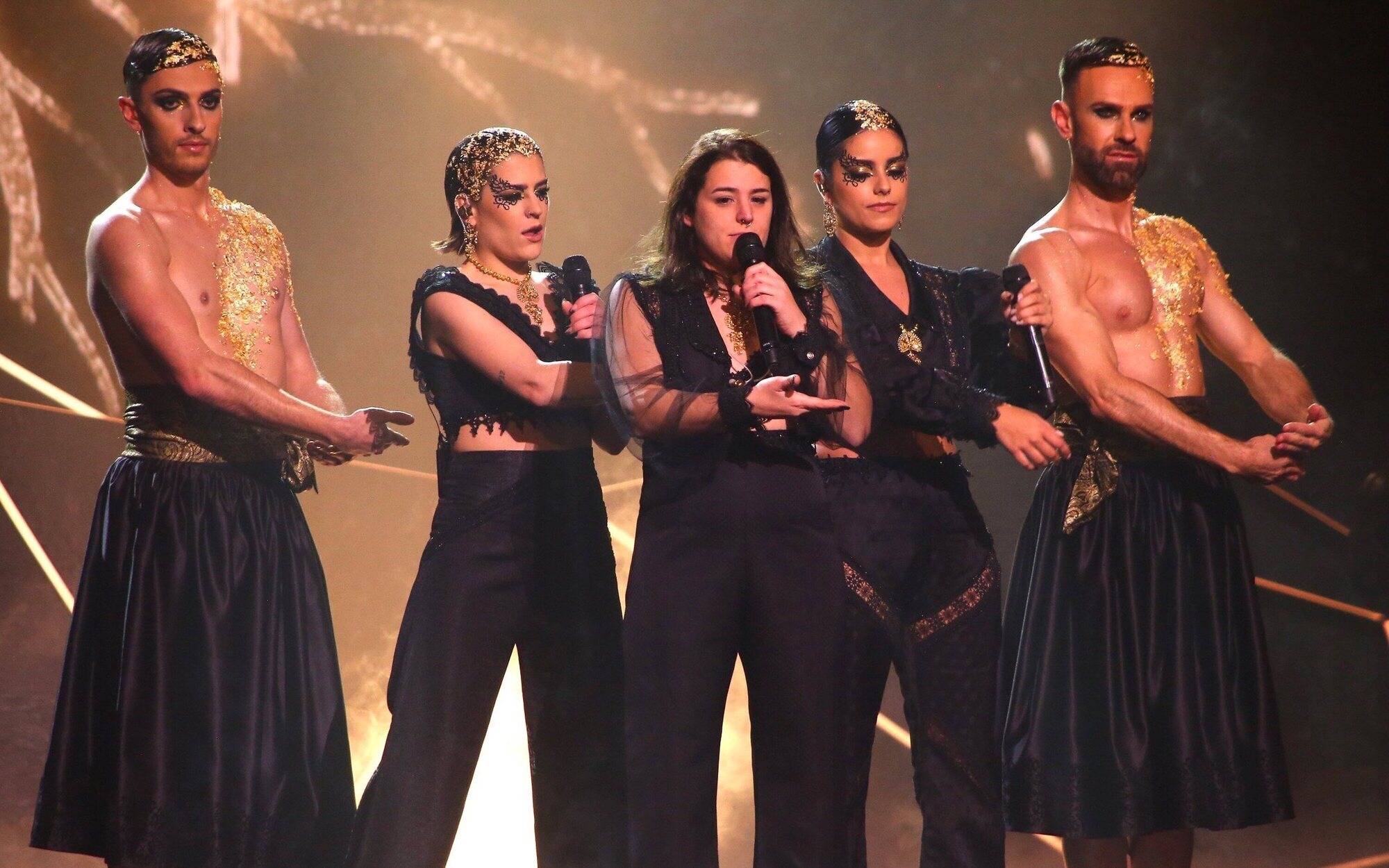 Las Tanxugueiras disparan la venta de panderetas en Galicia tras interpretar "Terra" desde el Benidorm Fest