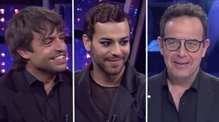 Así fue el reencuentro de Manu Guix, Agoney y Àngel Llàcer en 'Tu cara me suena 9', tras coincidir en 'OT'