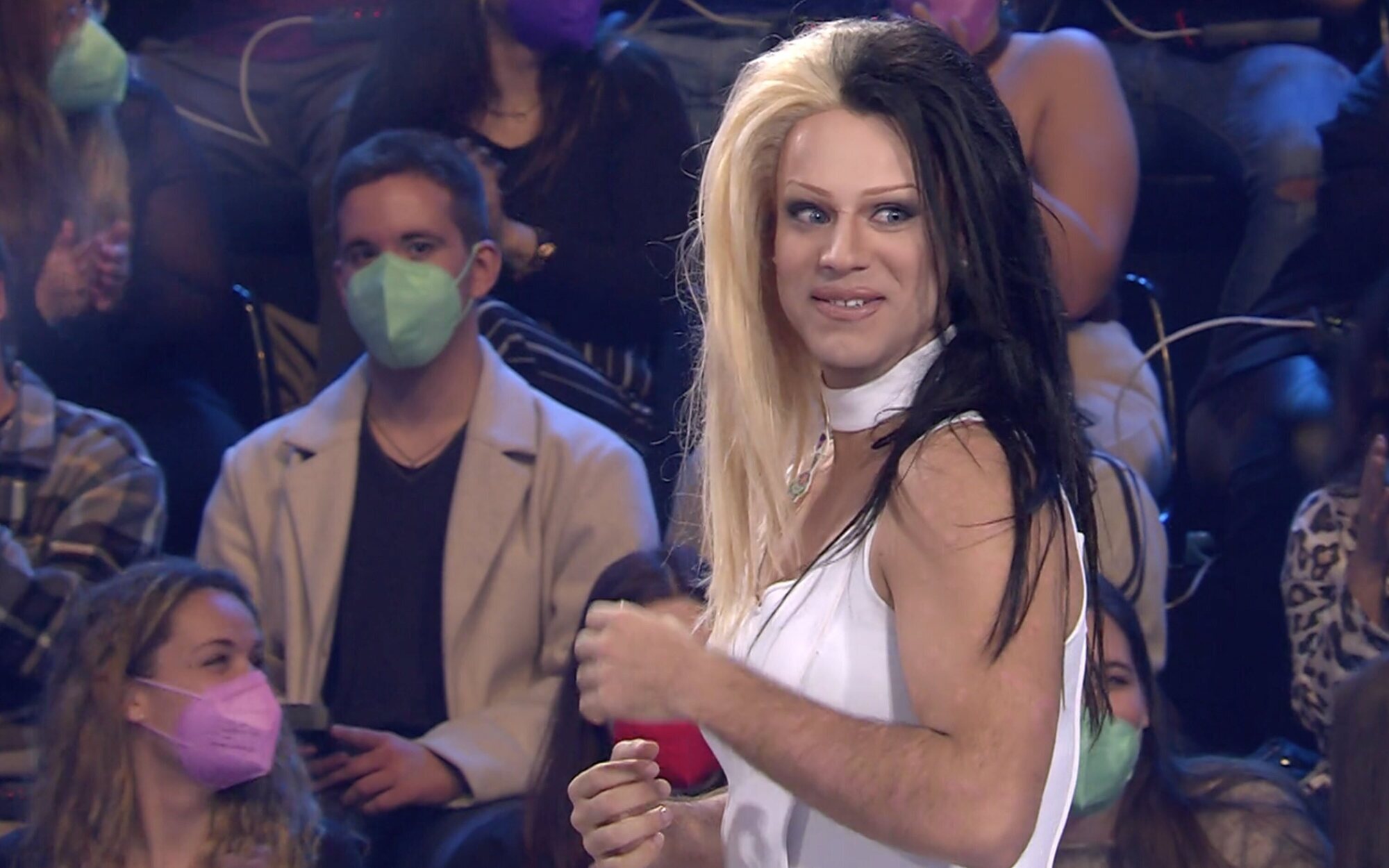 El guiño de Agoney a Sandrina en 'Tu cara me suena 9': "¡Mamá, que estoy bien!"