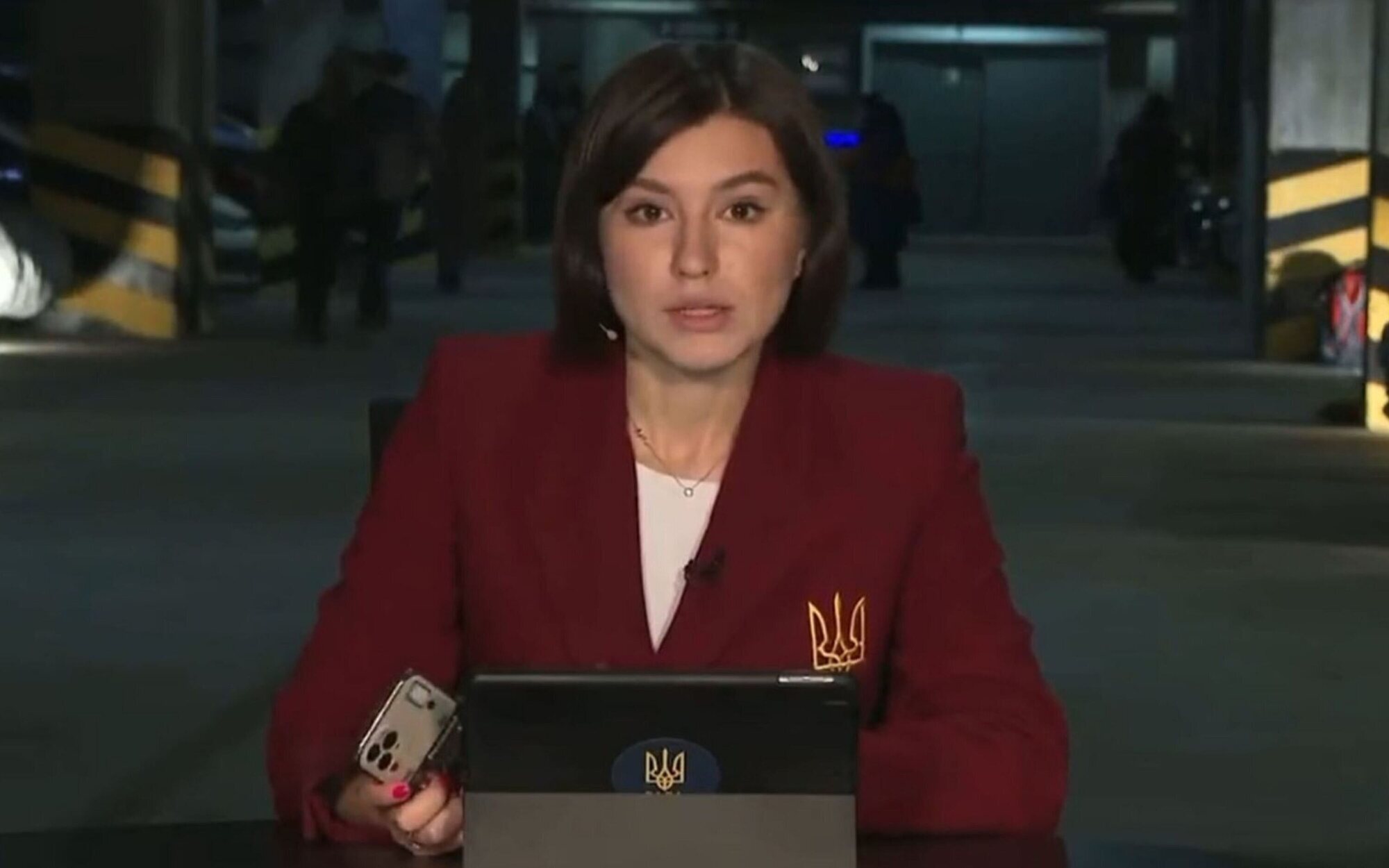 La televisión pública ucraniana no abandona a sus ciudadanos y continúa ofreciendo información desde un búnker