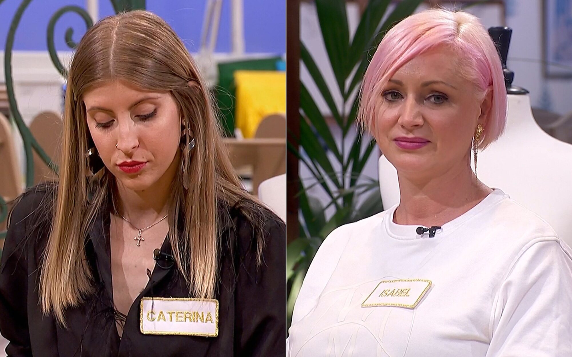 Caterina e Isabel rechazan participar en una prueba con pieles en 'Maestros de la costura': "No estoy cómoda"