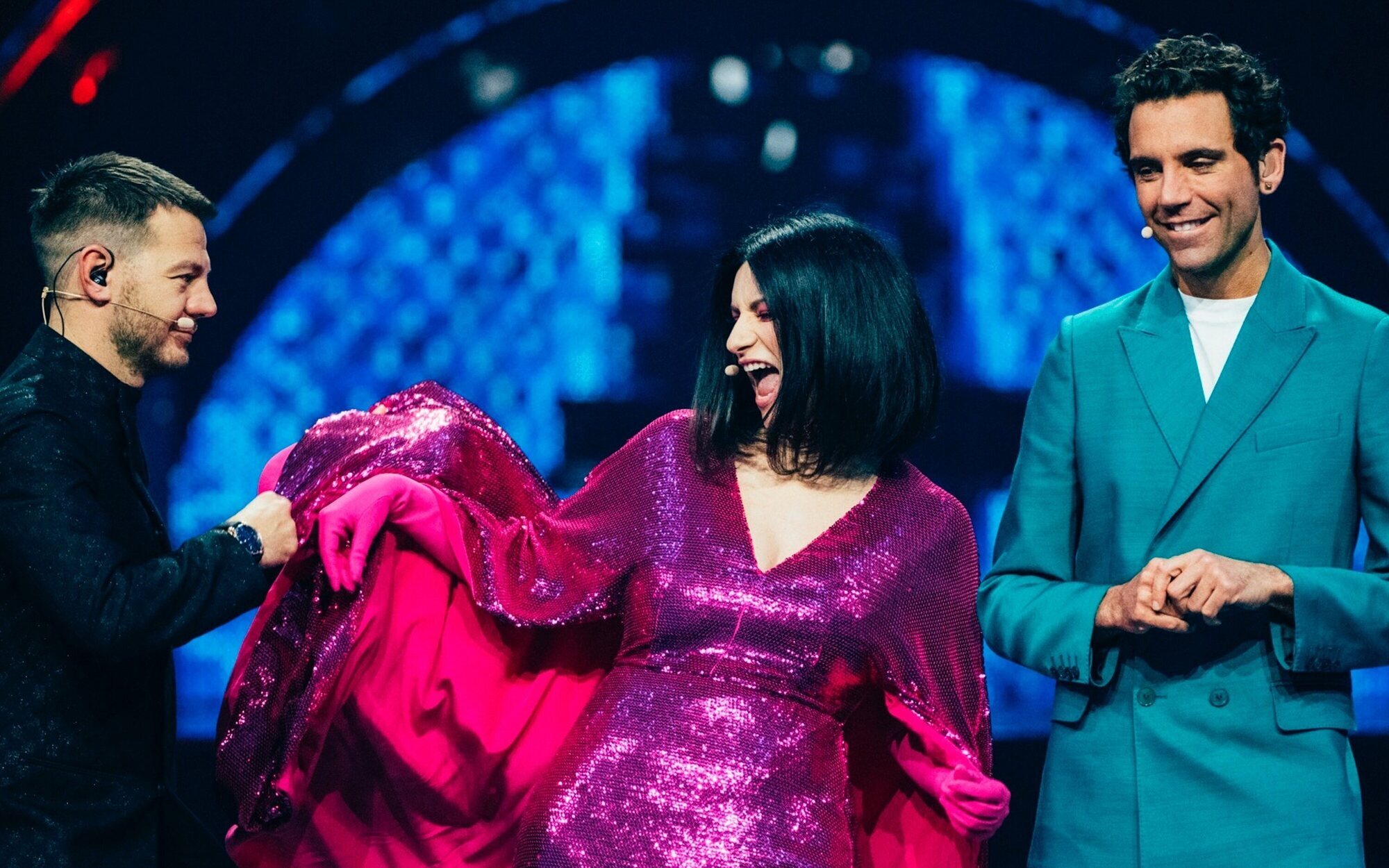 El divertido lapsus de Laura Pausini con el inglés que acaba con un "porca vacca" en Eurovisión 2022
