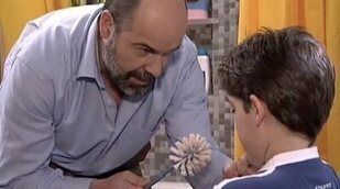 El reencuentro de 'Los Serrano' destapa el secreto de la escena de la escobilla donde Diego regañaba a Guille