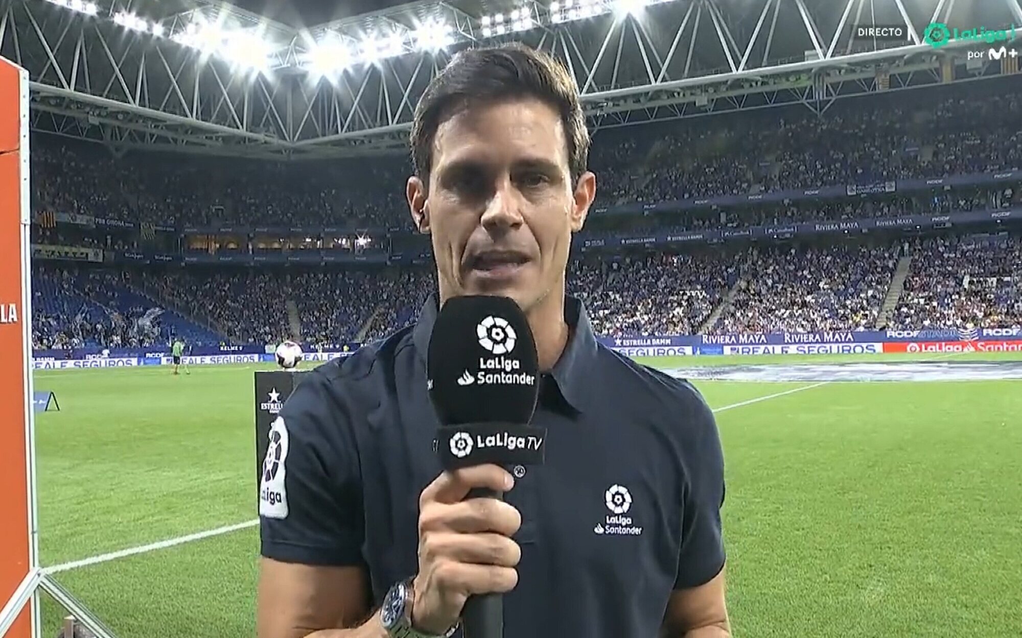 Un micro abierto delata a Edu Aguirre criticando al rival del Real Madrid en directo