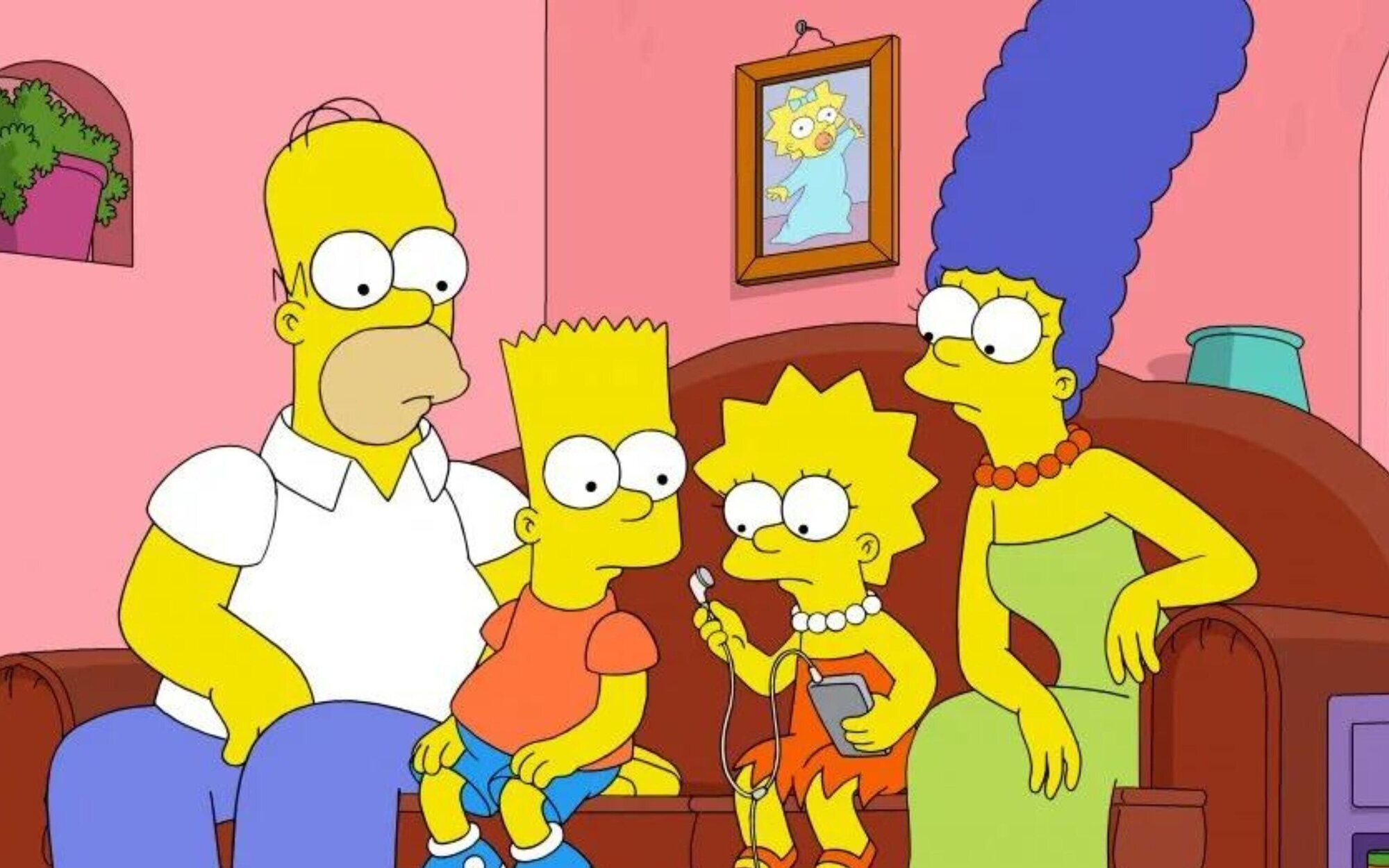 'Los Simpson' (3,8%) en Neox lidera frente a 'Meryem' (3,3%) y 'El sultán' (2,6%) en Nova