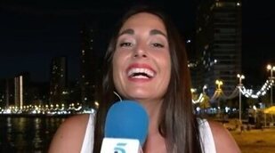El bloqueo y la risa nerviosa de una reportera de 'Informativos Telecinco' en el momento más inoportuno