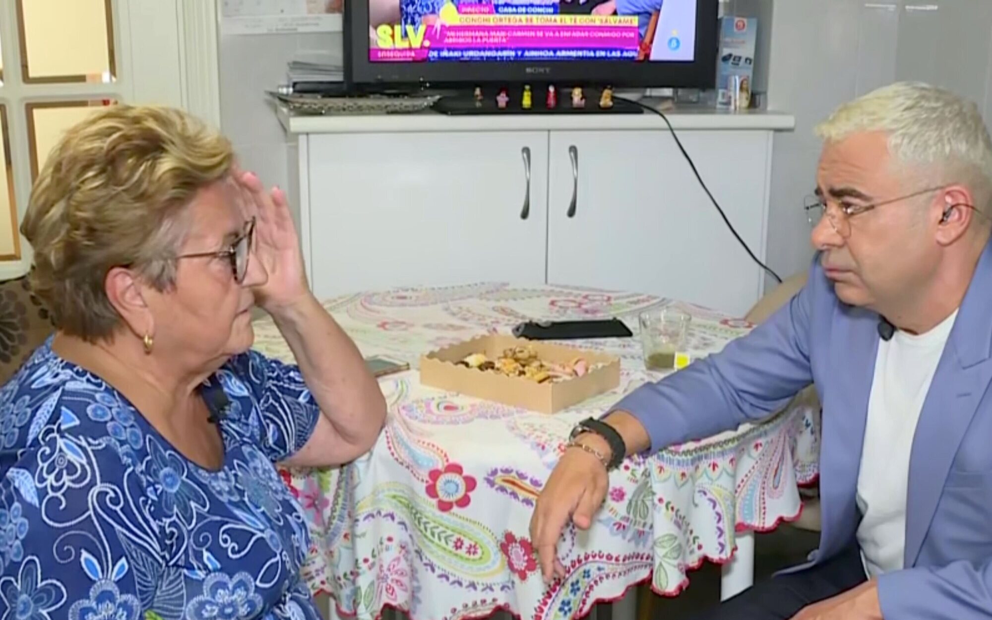 La surrealista encerrona de 'Sálvame' a Conchi Ortega con Jorge Javier presentándose en su casa