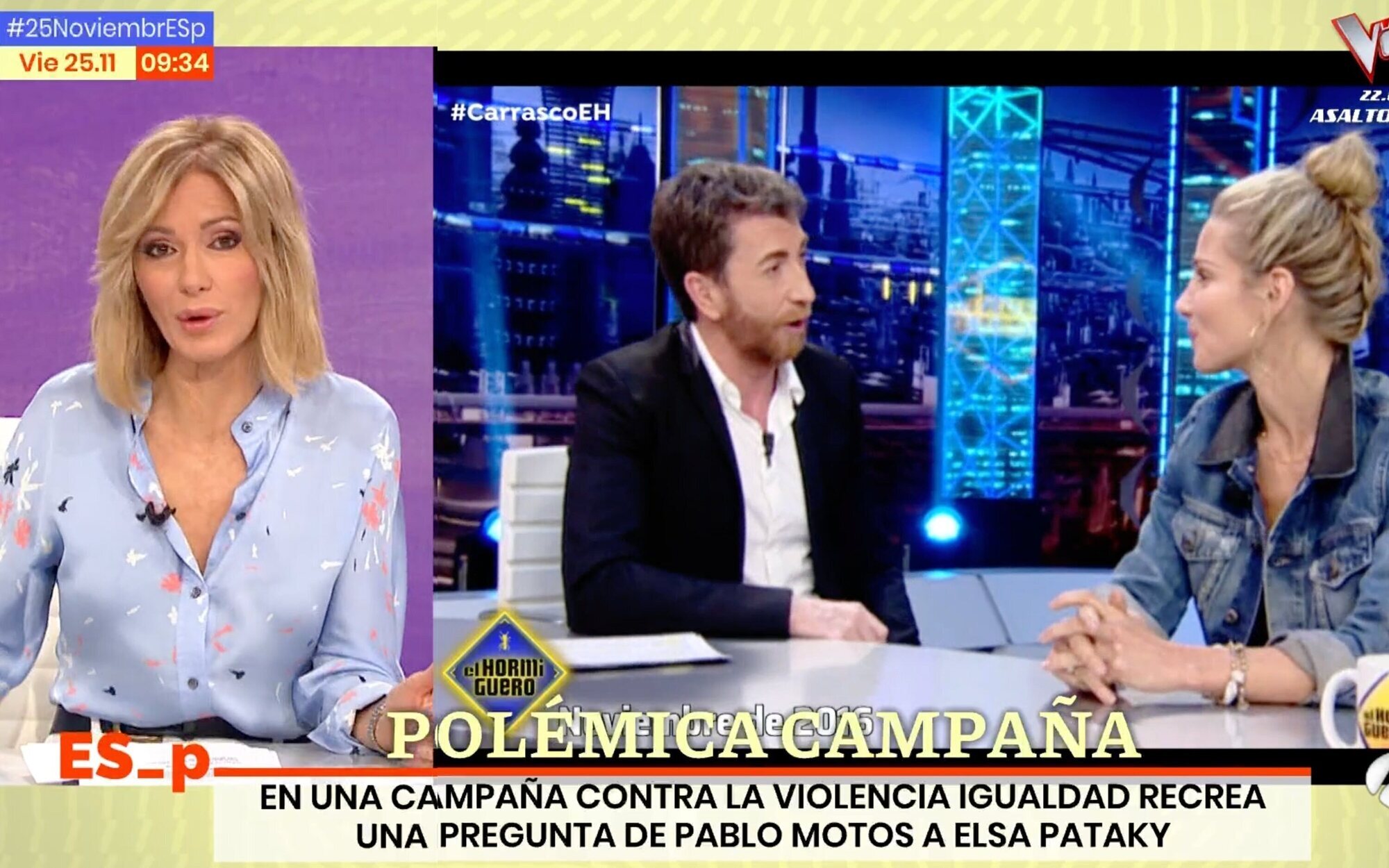 Susanna Griso apoya a Pablo Motos y critica la campaña de Igualdad que tacha al presentador de machista