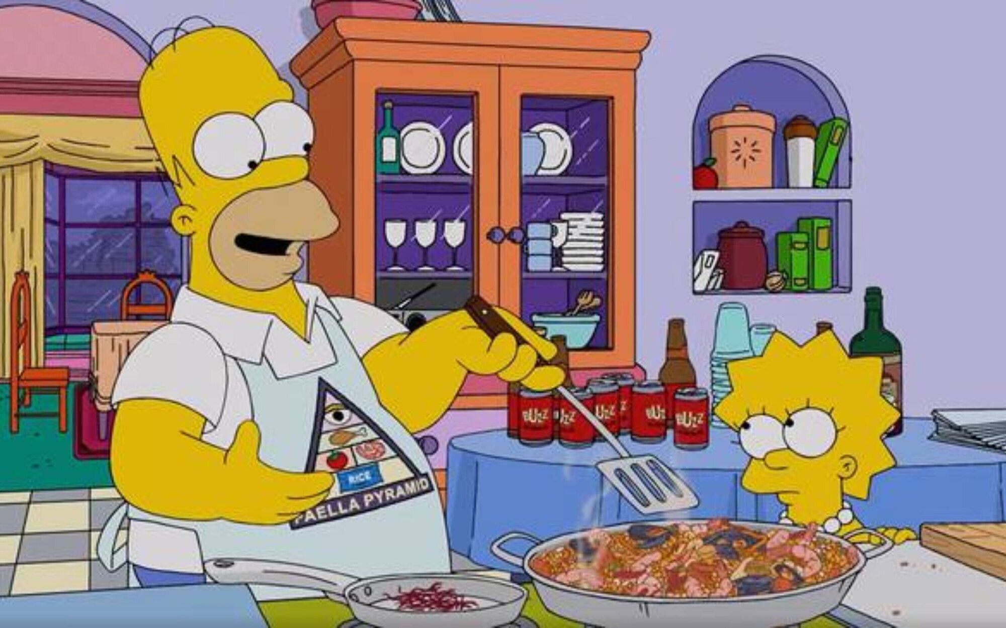 Homer Simpson desata la polémica al cocinar su primera paella valenciana: "Satánico capítulo"