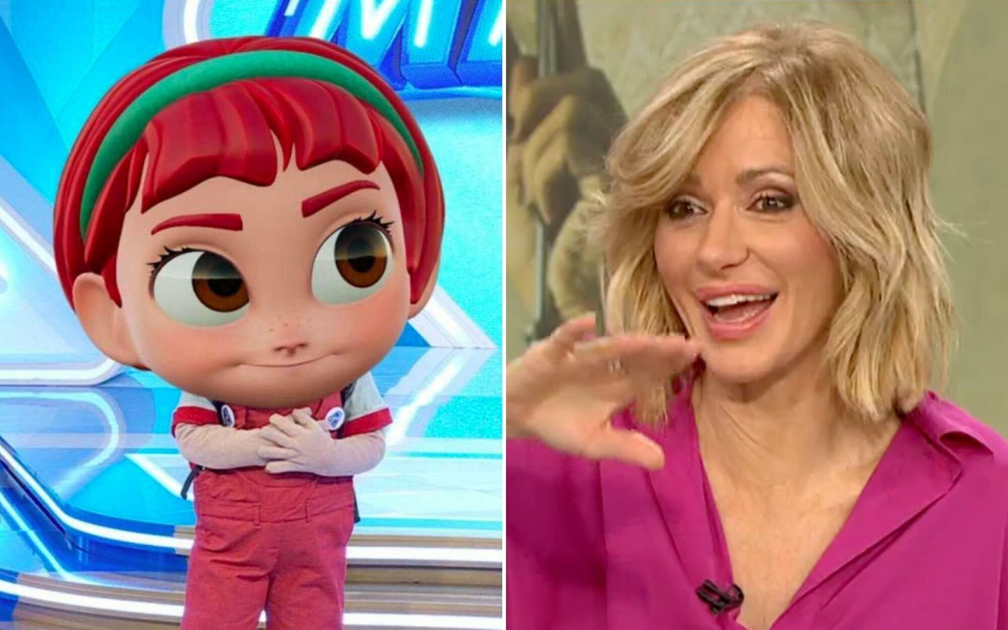 Mapi "salta" a Antena 3: la surrealista conexión de Carla Pulpón en 'Espejo público'