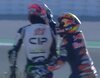 Estupor entre los comentaristas de DAZN tras la agresión mutua de dos pilotos en el G.P. de Moto3 en Valencia