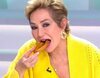 Ana Rosa Quintana desayuna en directo churros con chocolate por regalo de Paolo Vasile ante su inminente adiós