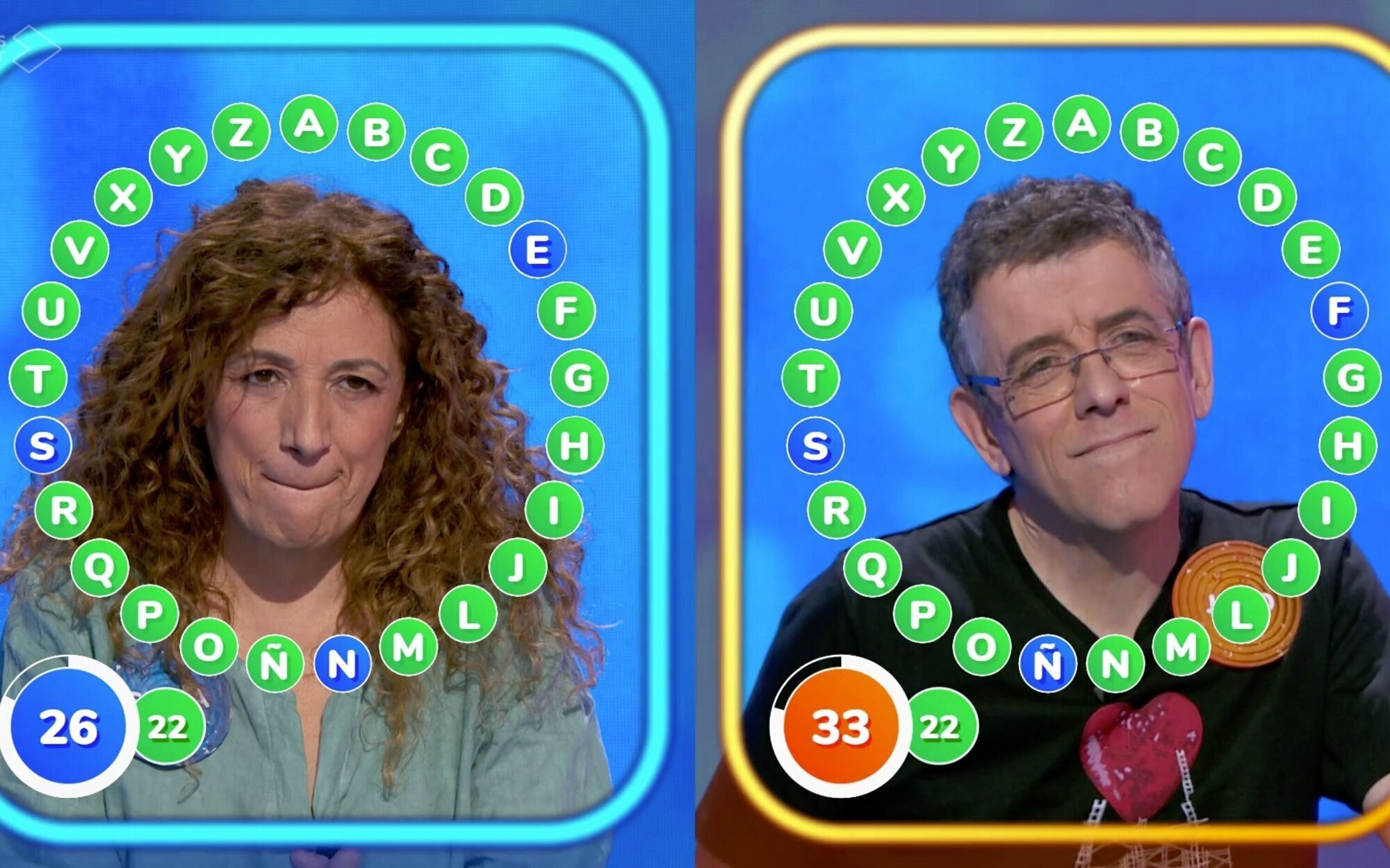 'Pasapalabra' vive un tenso Rosco donde no se decide el segundo finalista hasta el último segundo