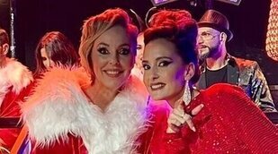 Rocío Carrasco gana la gala navideña del 'Mediafest Night Fever' junto a su amiga Anabel Dueñas