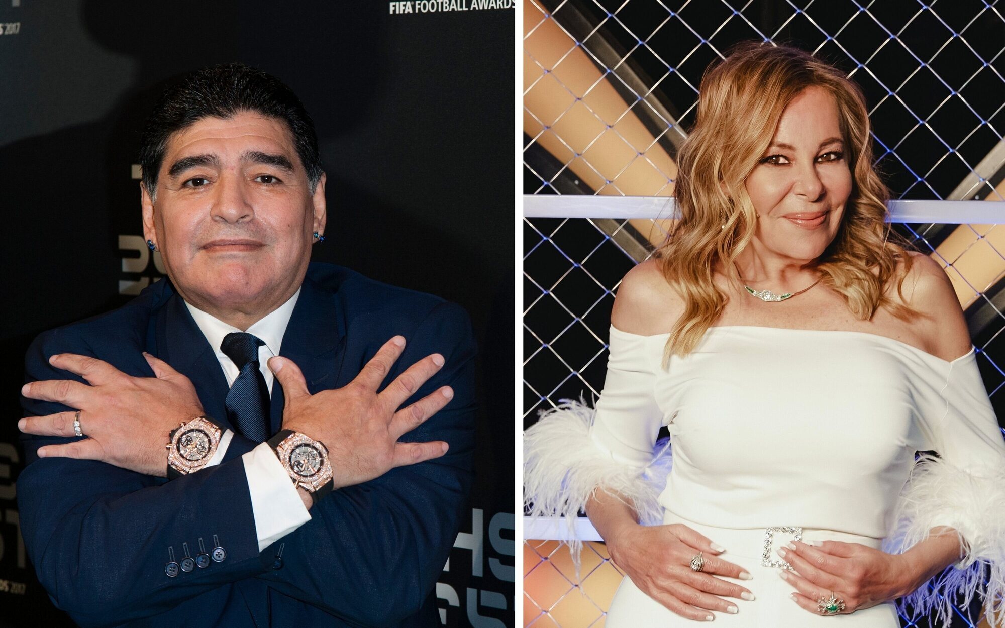 Maradona y Ana Obregón: 'Sálvame' destapa su romance 40 años después