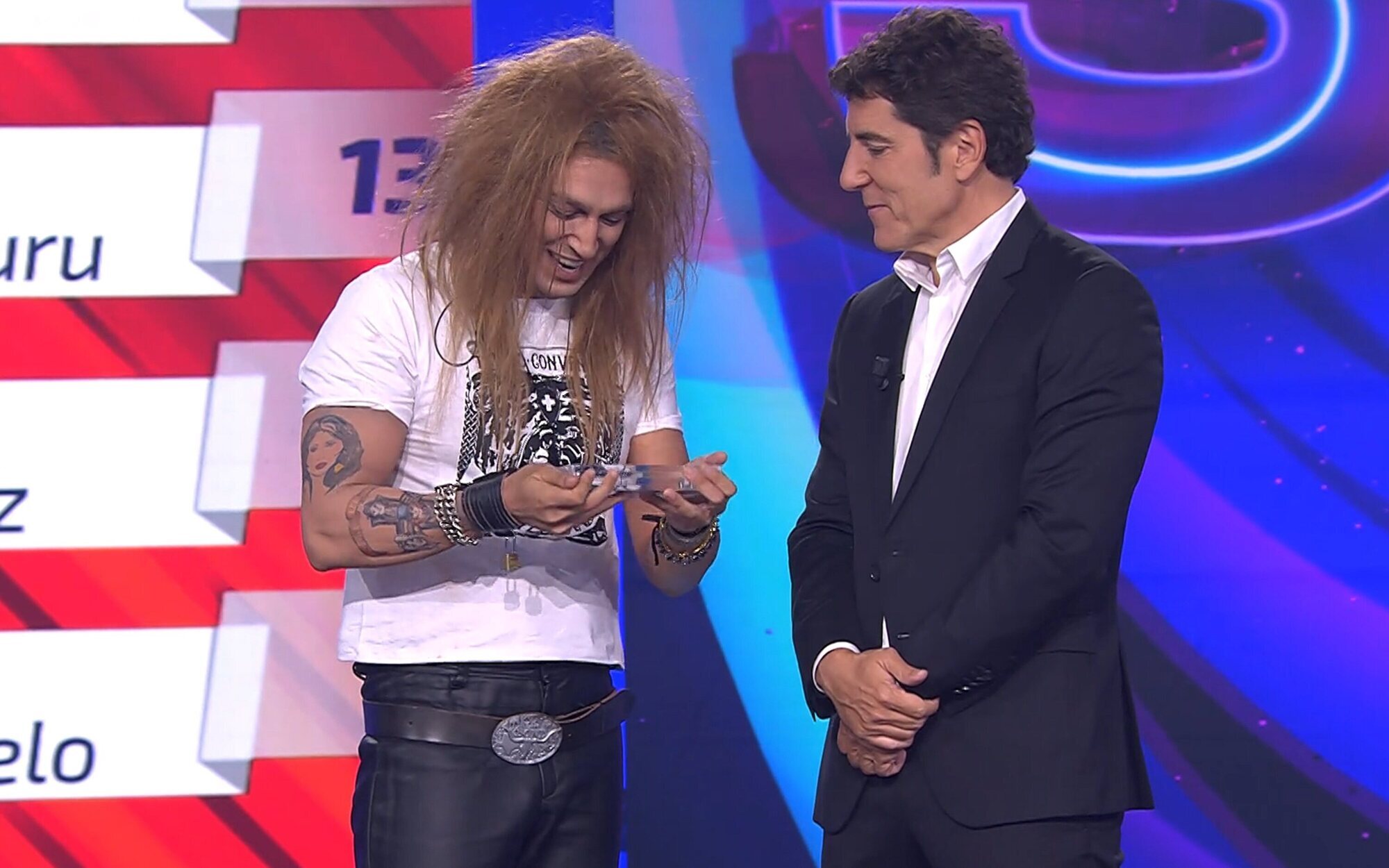 Jadel, vencedor absoluto de la segunda gala de 'Tu cara me suena' con su potente imitación de Guns N' Roses