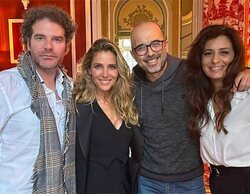 Elsa Pataky se reencuentra con sus compañeros de 'Al salir de clase' durante su visita a España