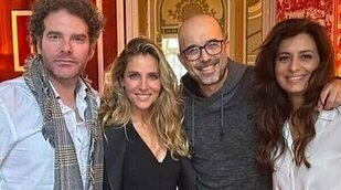 Elsa Pataky se reencuentra con sus compañeros de 'Al salir de clase' durante su visita a España