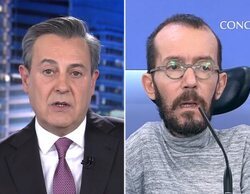 José Ribagorda llama así a los de Podemos en 'Informativos Telecinco' y Echenique no se queda callado