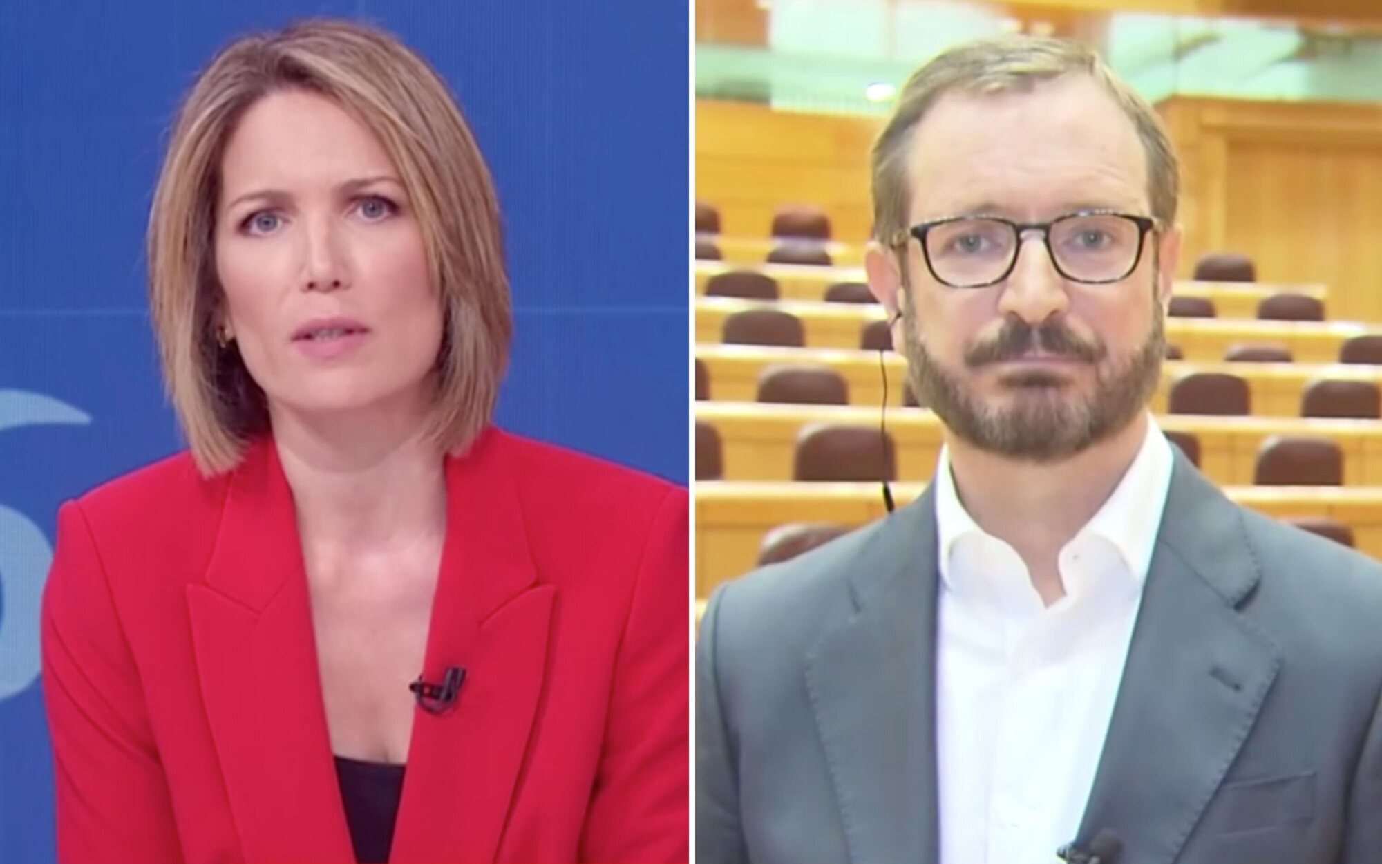 Silvia Intxaurrondo desmonta en directo un bulo de Javier Maroto: "¿Y cuál es la pregunta?"