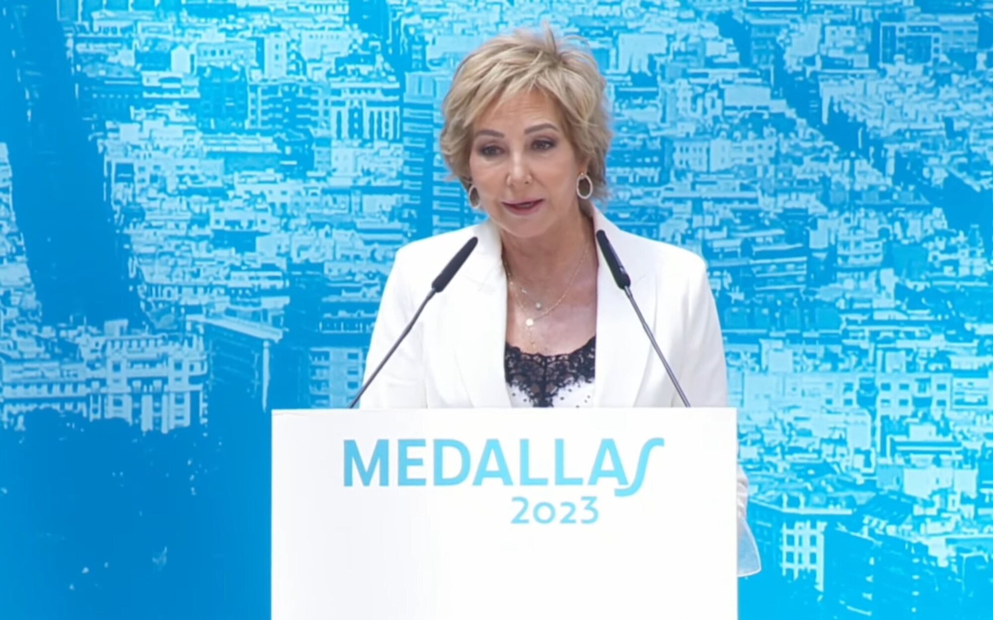 Ana Rosa Quintana desata la polémica con su discurso al recibir la Medalla de Honor de Madrid