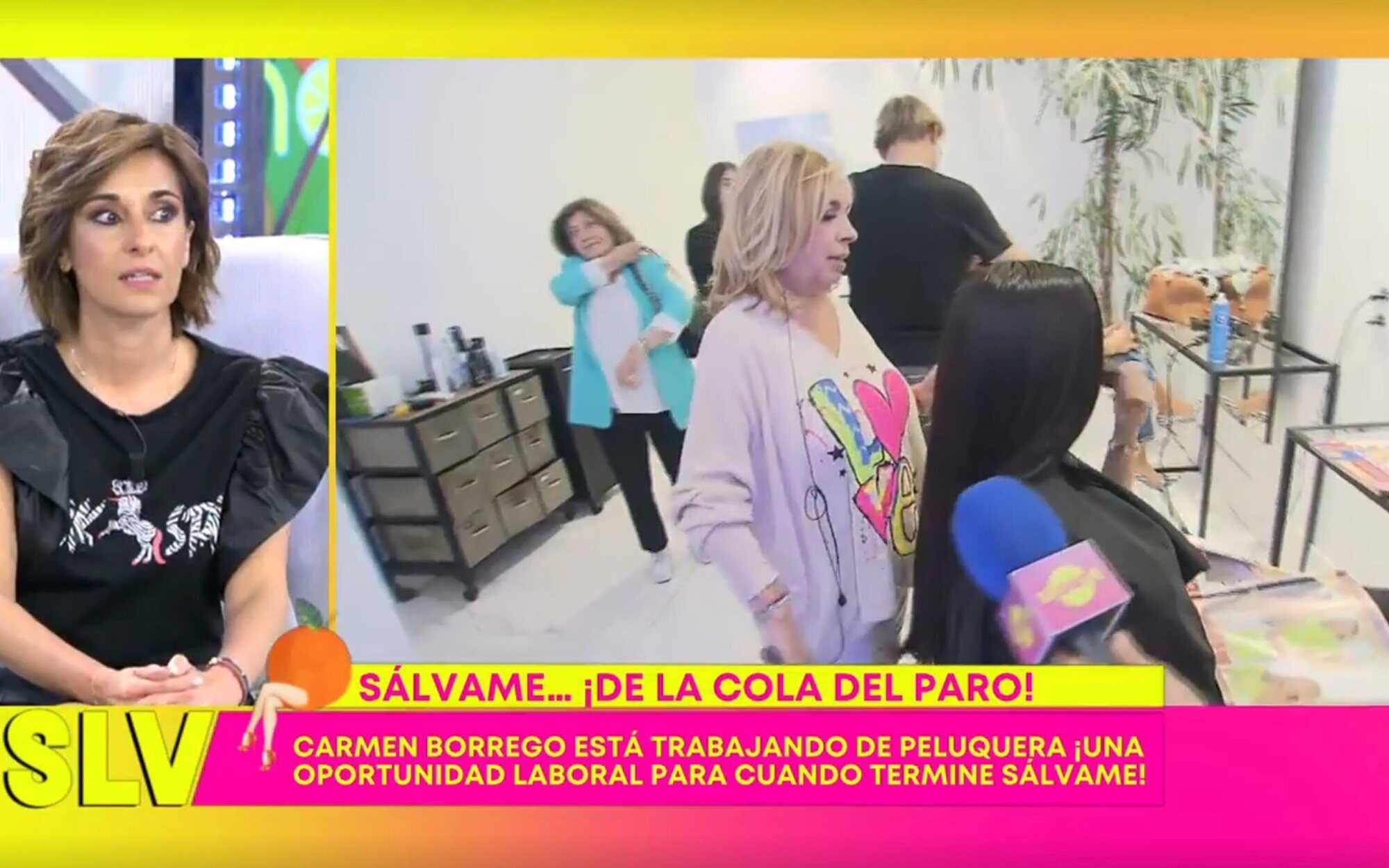 Carmen Borrego comienza sus prácticas para ser peluquera cuando termine 'Sálvame'