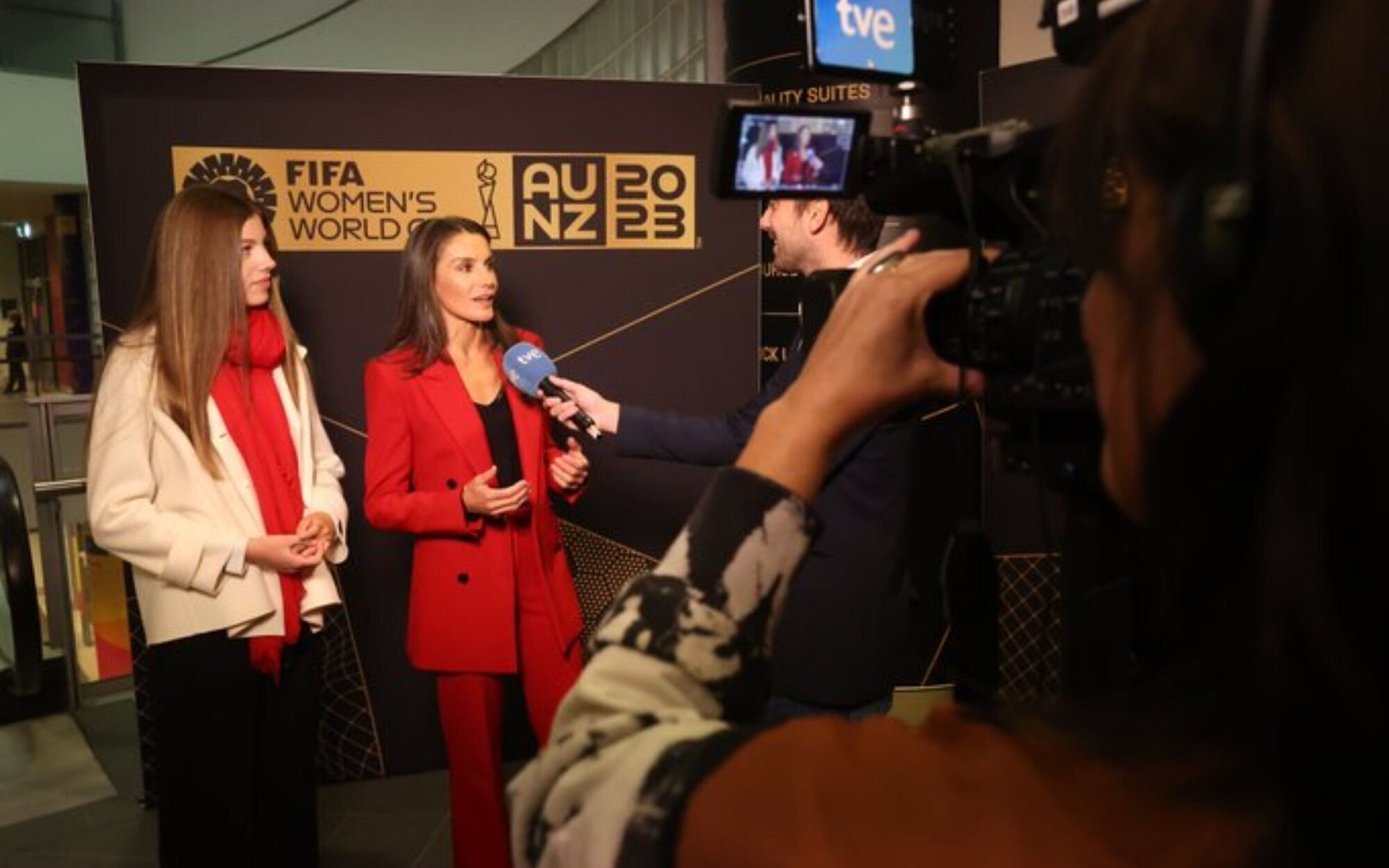 La Reina Letizia, entusiasmada antes de la final del Mundial Femenino de Fútbol: "Ya son unas campeonas"