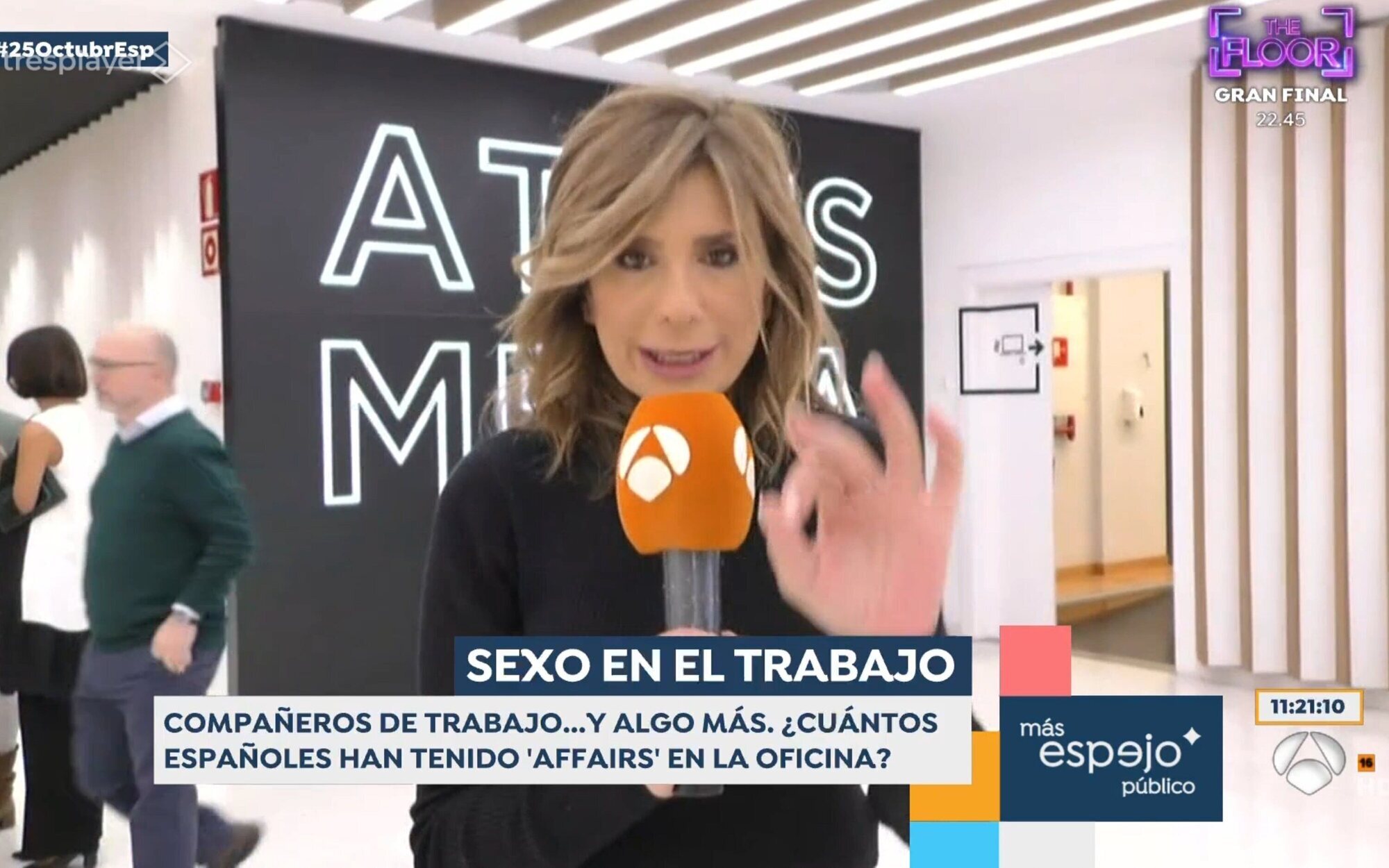 'Espejo público' sigue 'salvamizándose': "En los baños de Antena 3 han practicado sexo varias personas"