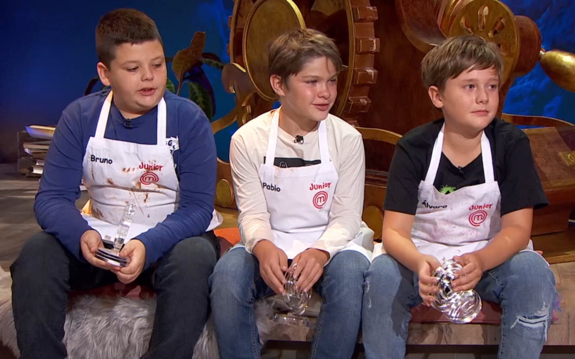 'MasterChef Junior 10': Bruno, Álvaro y Pablo se quedan fuera del talent en su segunda entrega