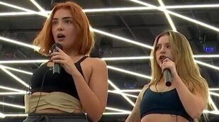 Denna y Violeta Hódar revolucionan 'OT 2023' con su ardiente coreografía antes del primer pase de micros