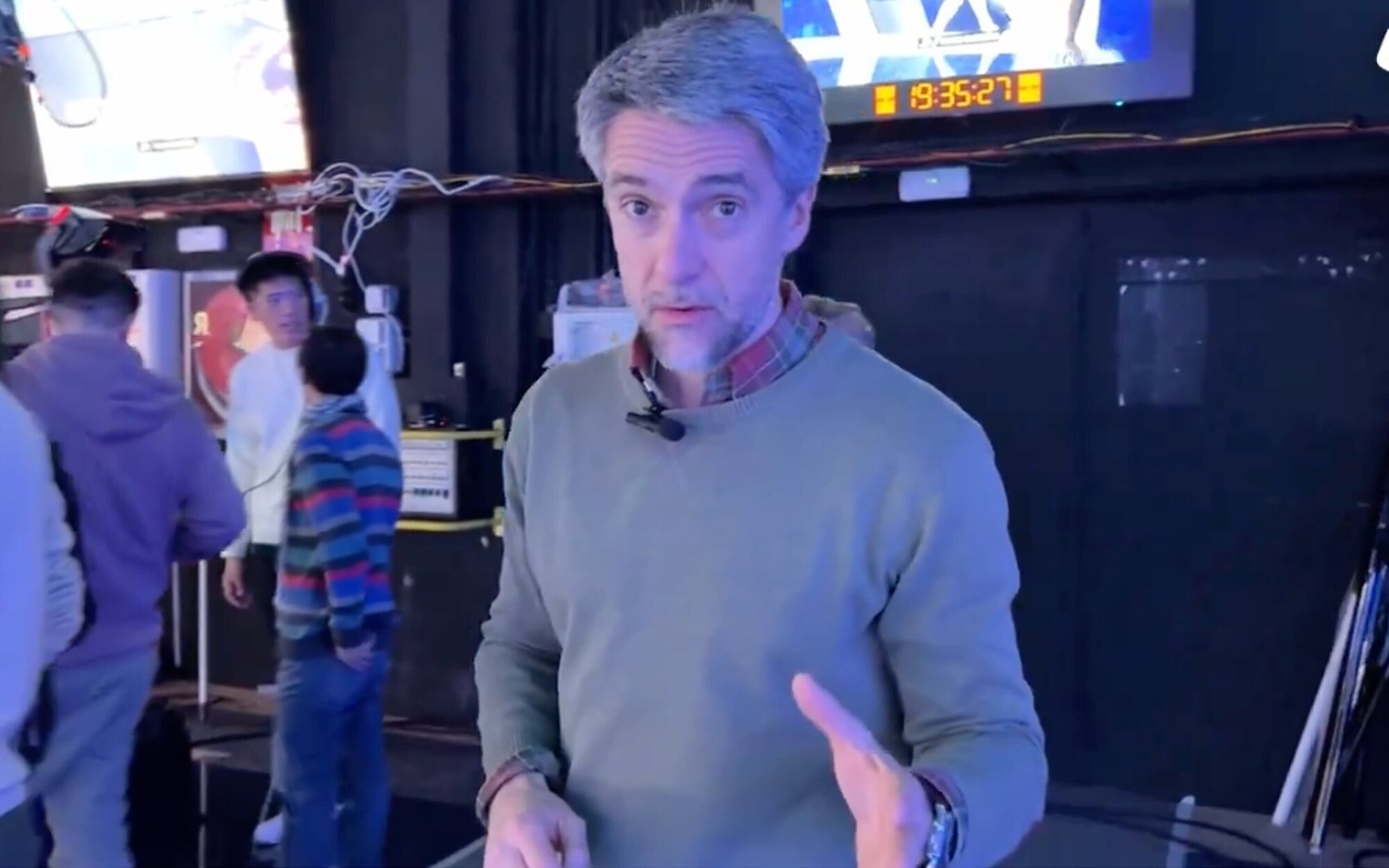 Carlos Franganillo muestra por primera vez el nuevo plató de 'Informativos Telecinco' 