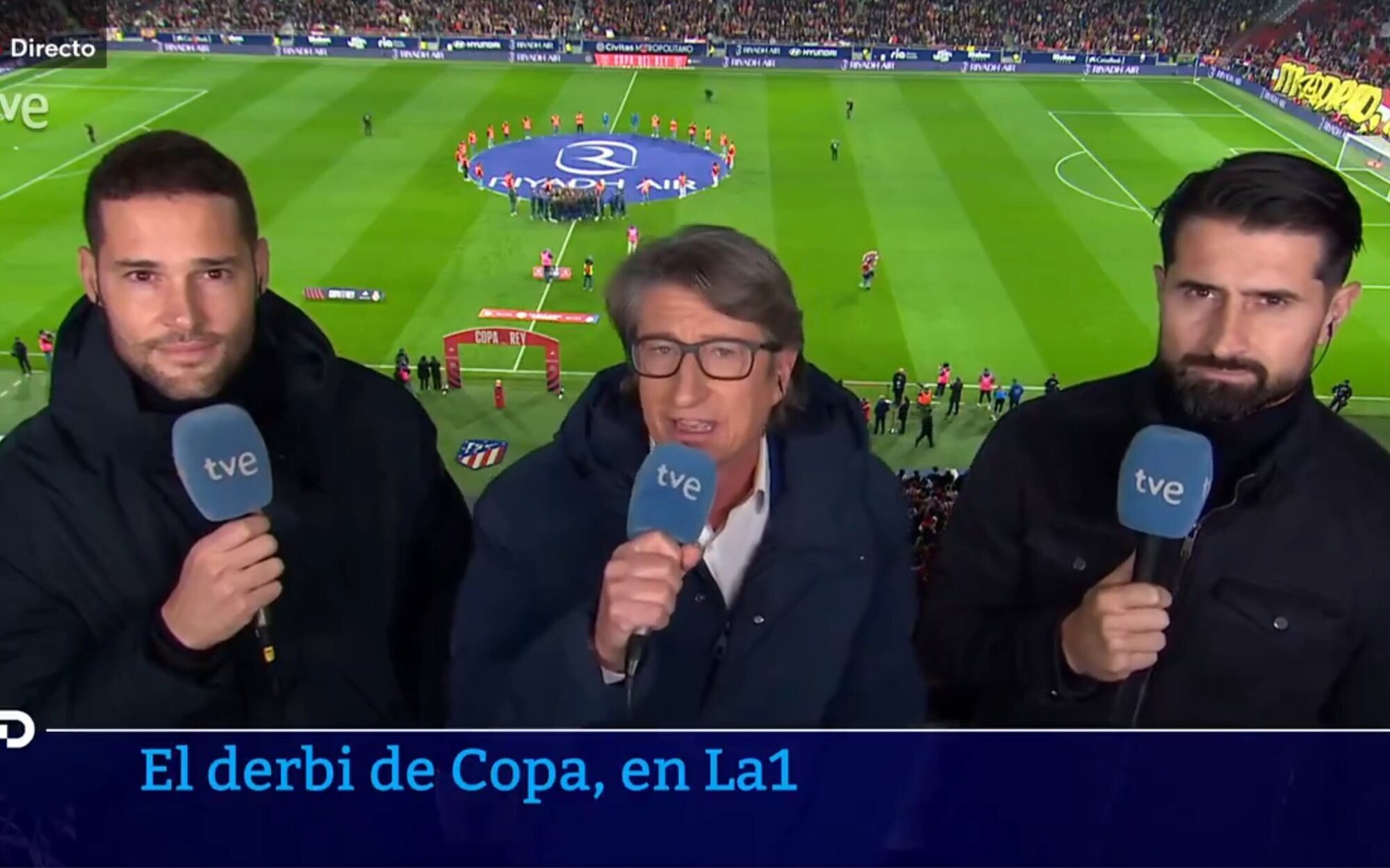 Agreden a un cámara de TVE durante el previo del Atlético-Real Madrid: "Ha sufrido una brecha en la cabeza"