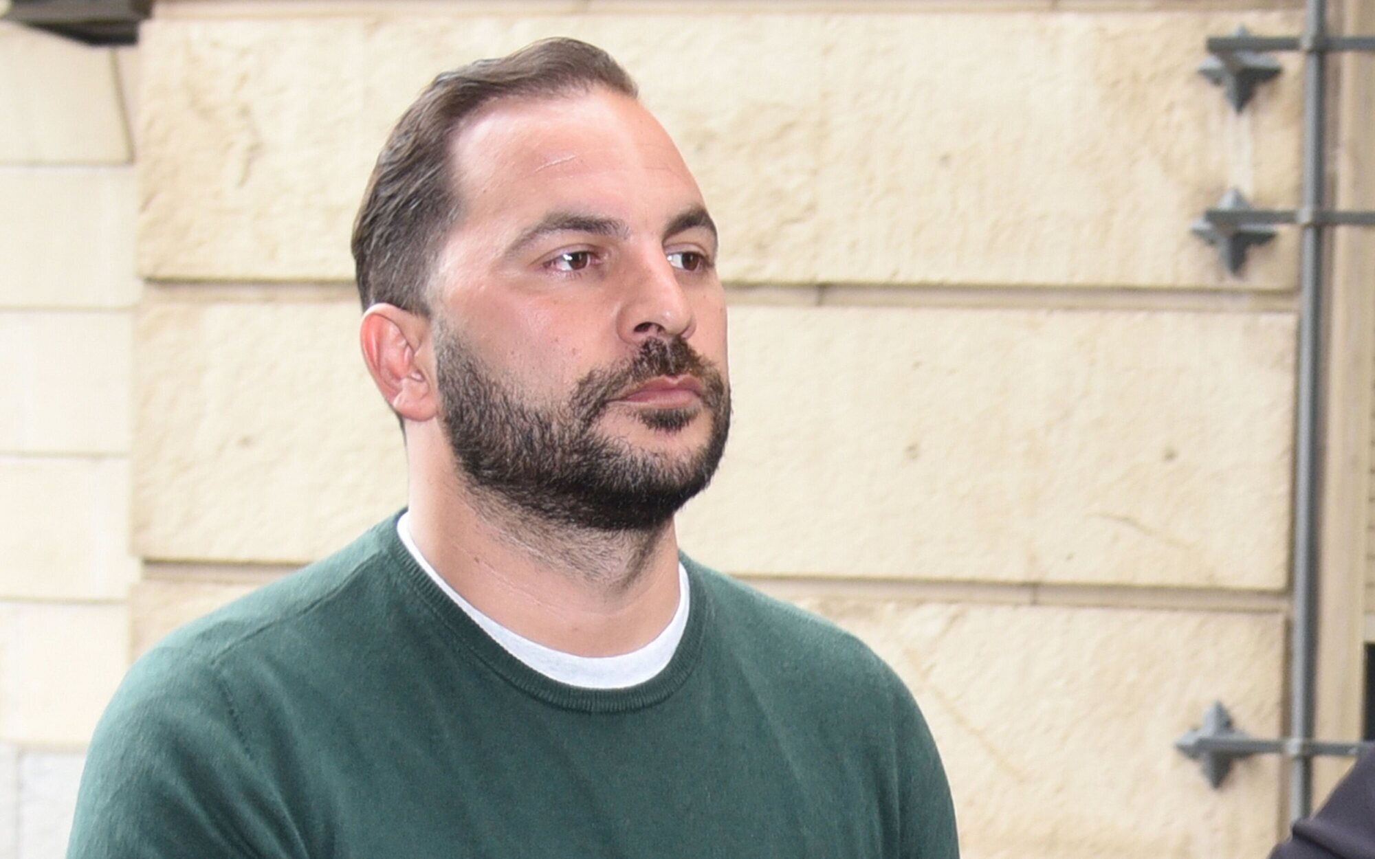 Primeras imágenes de Antonio Tejado antes de declarar ante el juez por el presunto robo a María del Monte