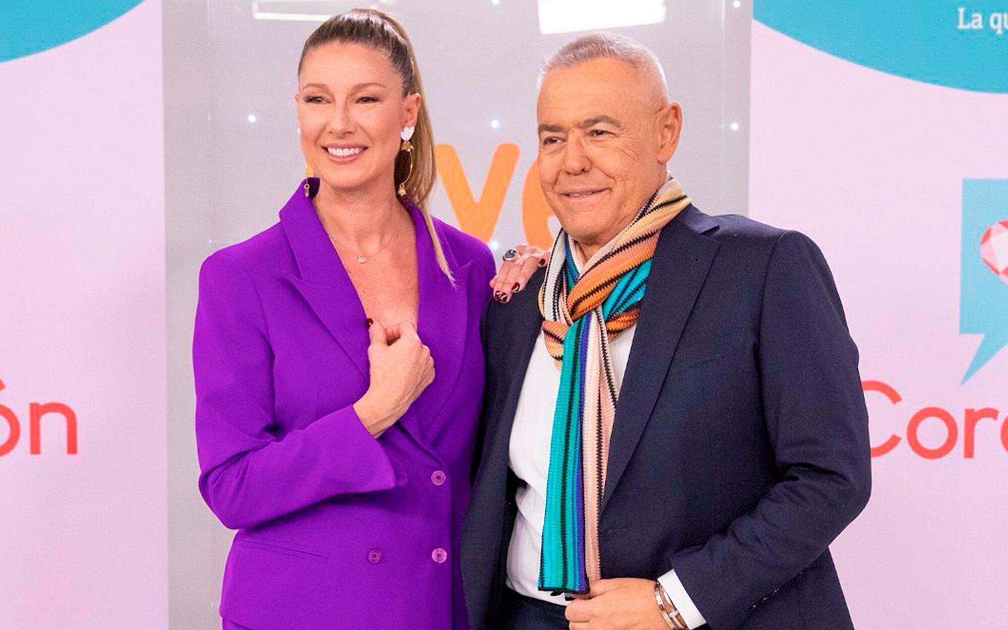 Sale a la luz el (desigual) sueldo de Anne Igartiburu y Jordi González en 'D Corazón'