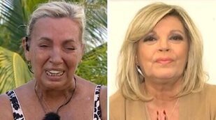 Terelu Campos "regresa" a Telecinco para dar ánimos a Carmen Borrego: "Eres el alma de 'Supervivientes'"