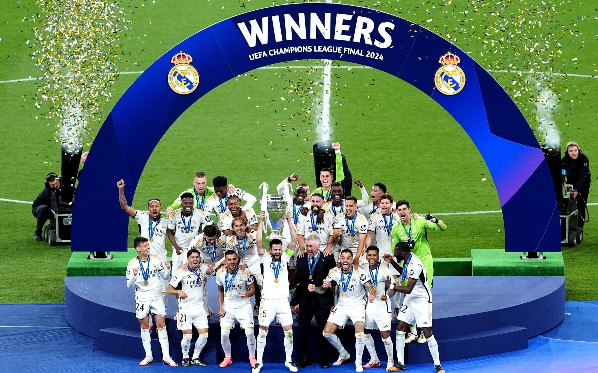La Champions (48,8%) arrasa con la victoria del Real Madrid y deja 'La Voz Kids' (8,3%) como segunda opción
