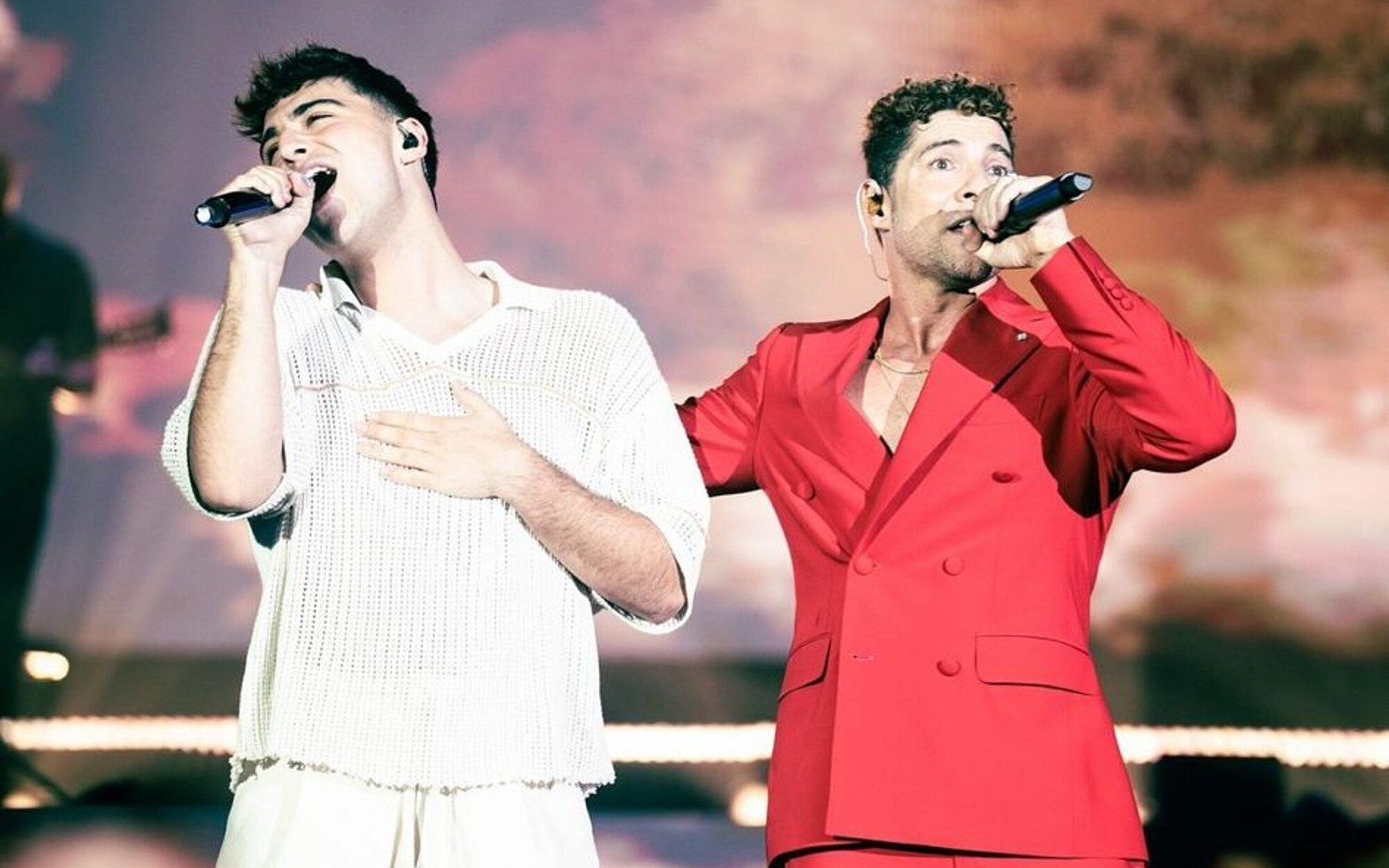 Juanjo Bona ('OT 2023') cumple su sueño y canta con David Bisbal en el Wizink Center de Madrid